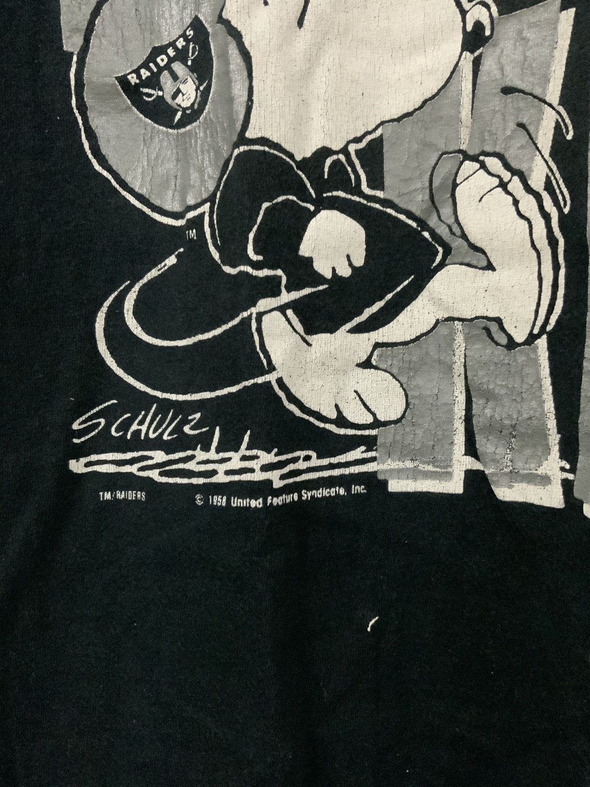 NFL Vintage Raiders Power Kick Schulz Big Logo tee Size US L / EU 52-54 / 3 - 8 Thumbnail