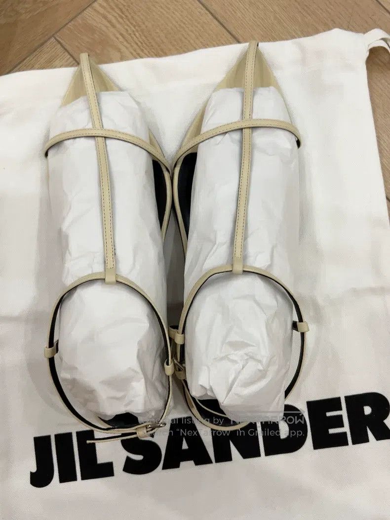 Jil Sander Jil Sander Apricot Cross Sandals Size US 8.5 / IT 38.5 - 6 Thumbnail