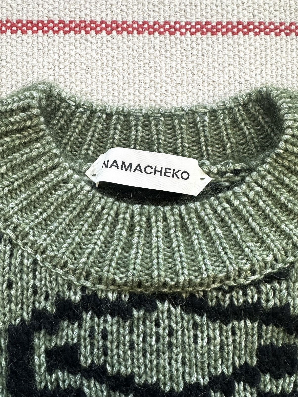 Namacheko New With Tags Akad Crewneck in Green size L Size US L / EU 52-54 / 3 - 6 Thumbnail