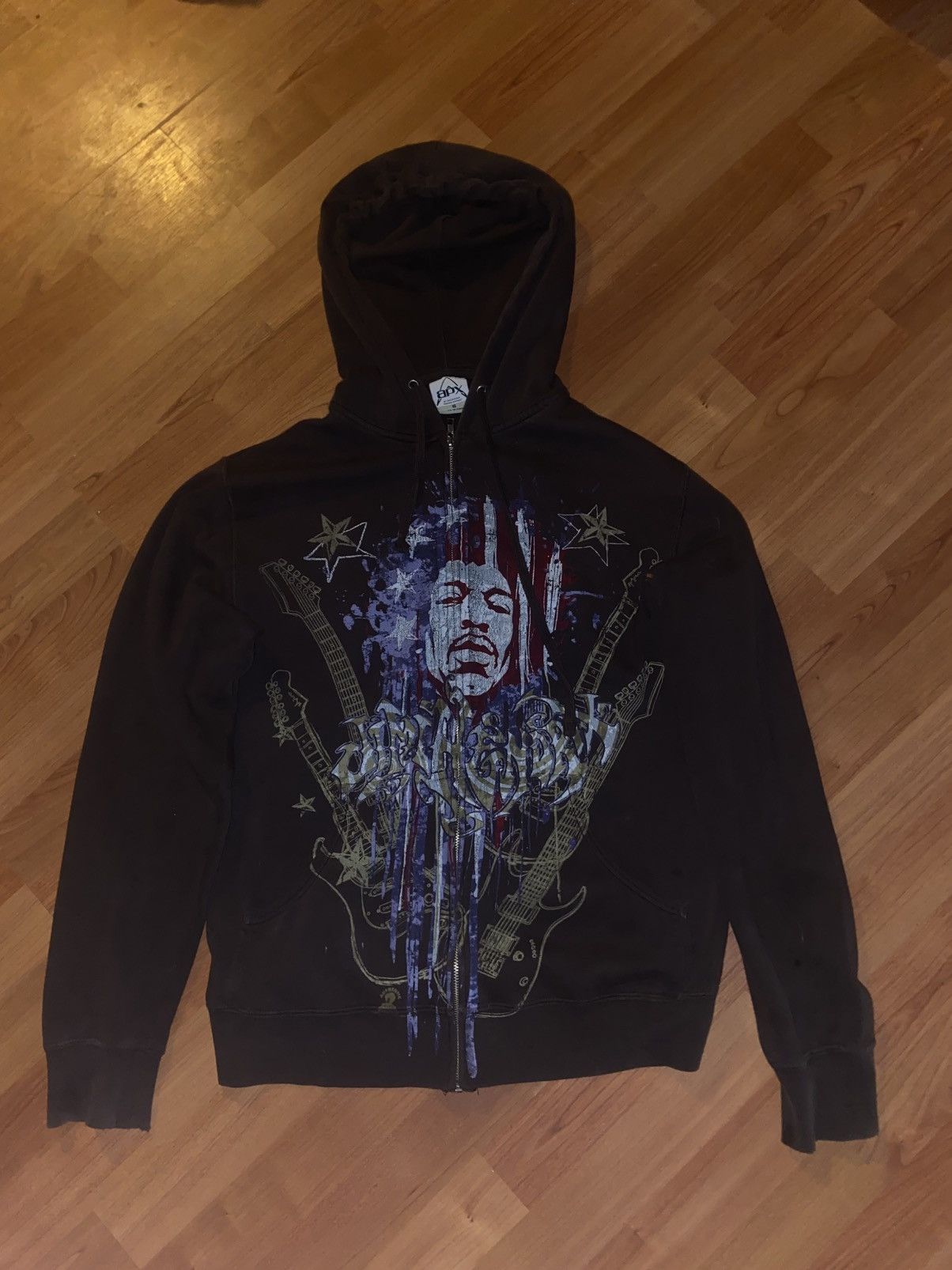 Jimi Hendrix Brown Jimi Hendrix zip up jacket Size S / US 4 / IT 40 - 3 Thumbnail