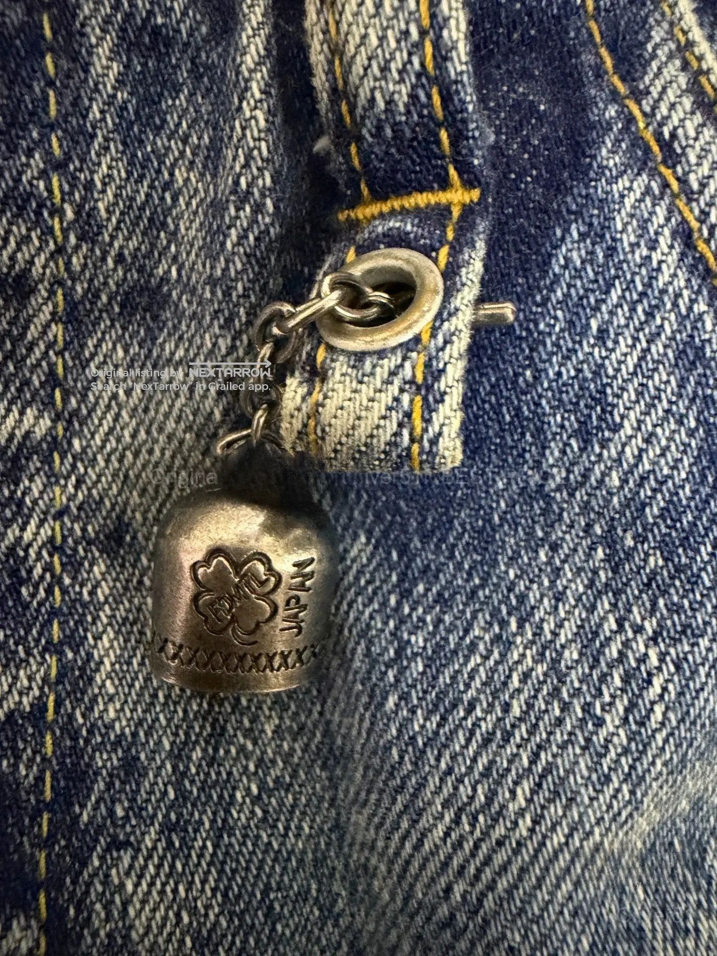 Fdmtl Red Line Destroyed Denim Jeans Gggg162608 in Blue, Men's (Size 30) — image 6 of 6