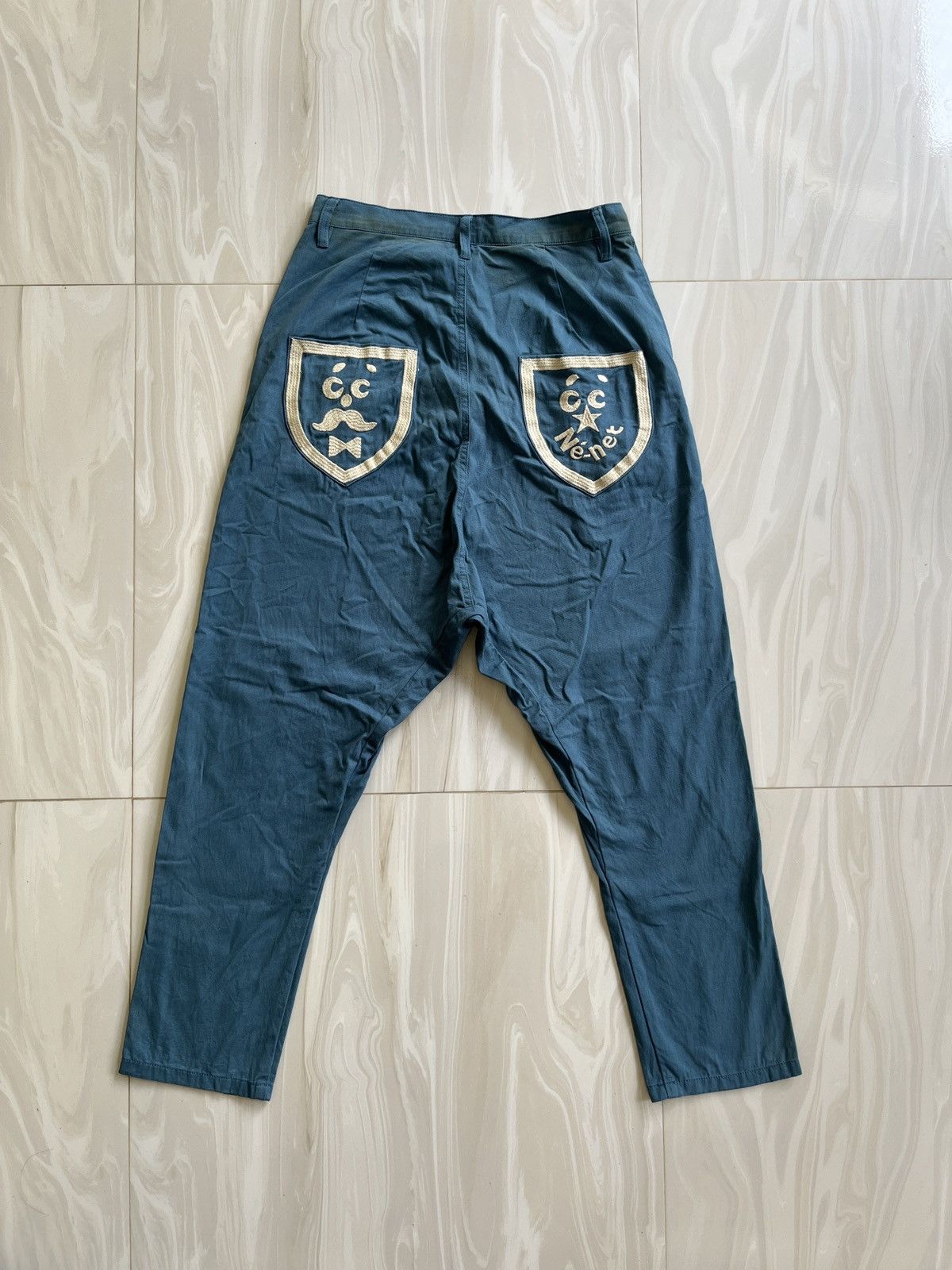 Issey Miyake × Ne-Net 🔥Rare Né-net By Issey Miyake Drop Crotch pants🔥 Size US 30 / EU 46 - 2 Thumbnail