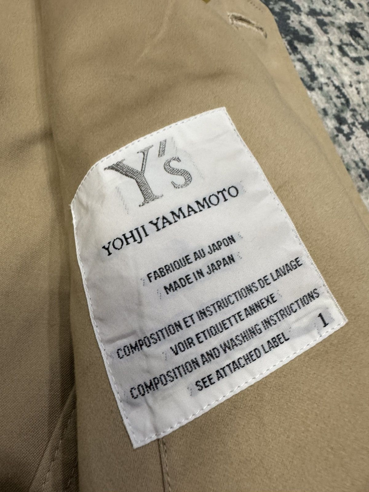 Yohji Yamamoto Y'S BY YOHJI YAMAMOTO 4 BUTTONS JACKET Size US S / EU 44-46 / 1 - 5 Thumbnail