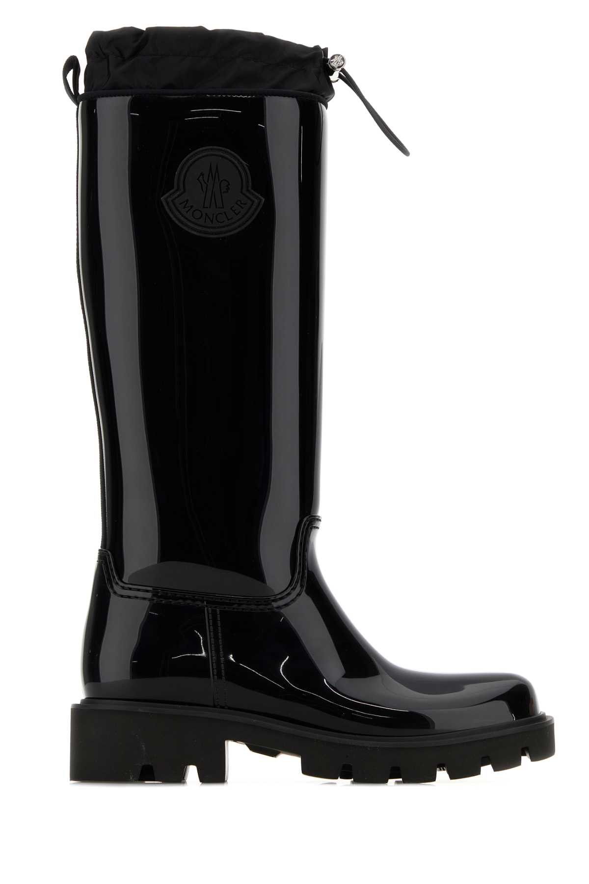 Moncler Black Rubber Kick Stream Boots Size US 7 / IT 37 - 1 Thumbnail