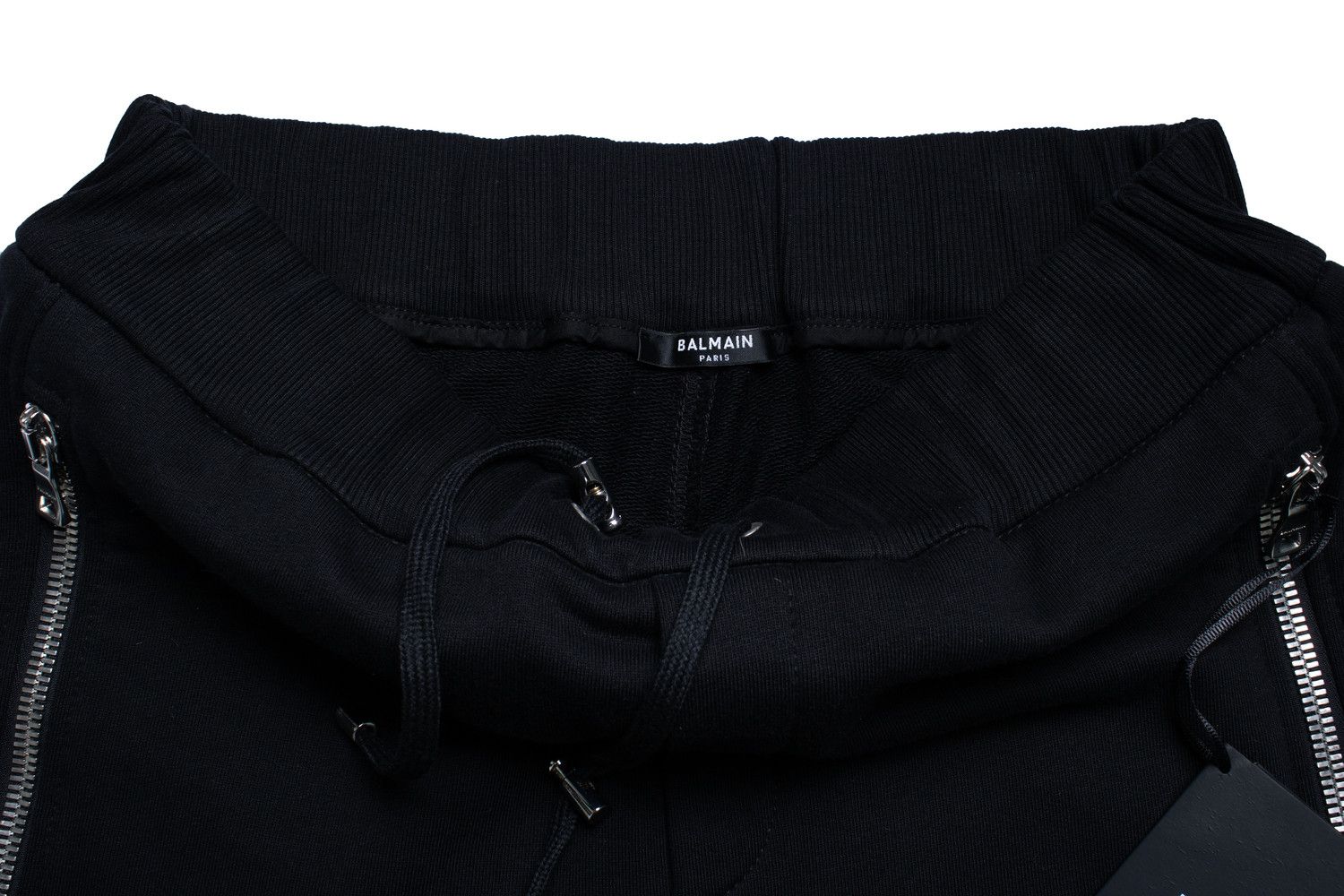 Balmain Balmain, black ribbed joggers with embossed b Size US 36 / EU 52 - 10 Thumbnail