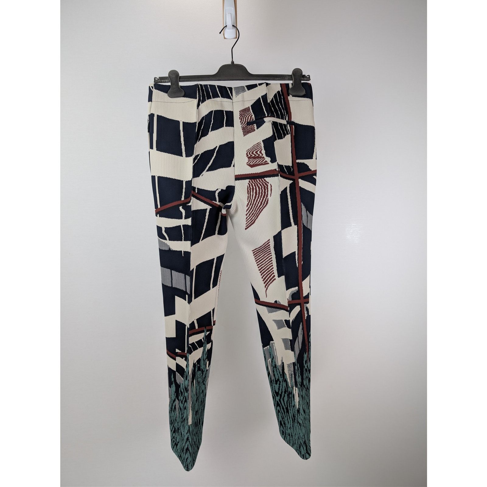 Bottega Veneta o1rshd1 Window Jacquard Trousers Sweatpants in Midnight Blue Size US 32 / EU 48 - 16 Thumbnail
