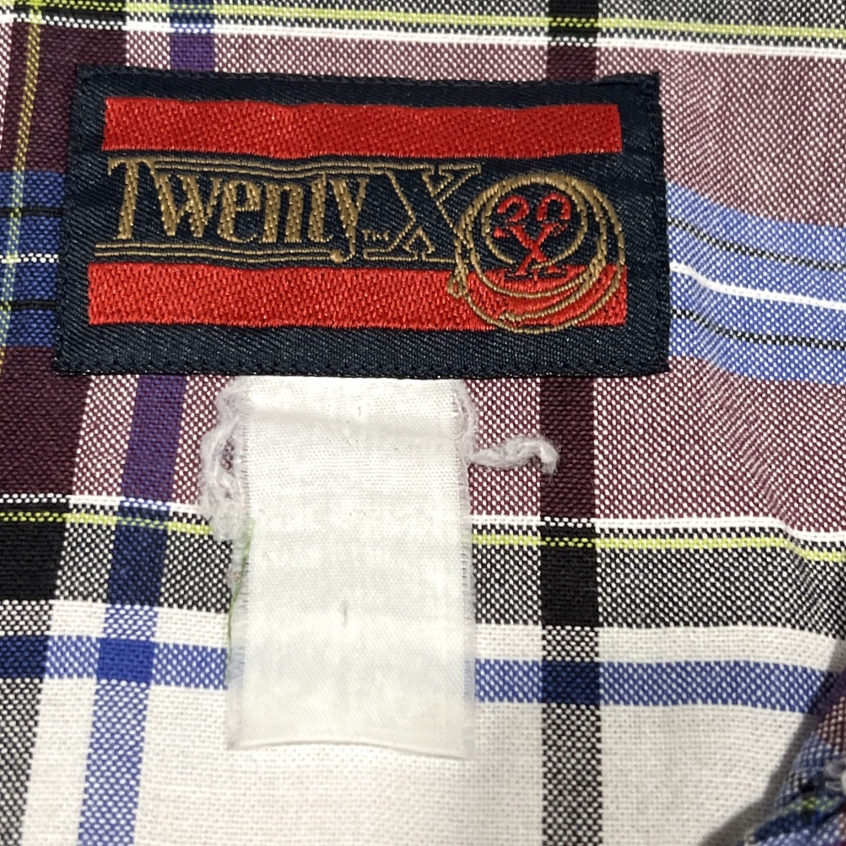 Wrangler Wrangler TwentyX Shirt Mens XL Multicolor Western Plaid Ranch Rodeo-Great Colors Size US XL / EU 56 / 4 - 6 Thumbnail