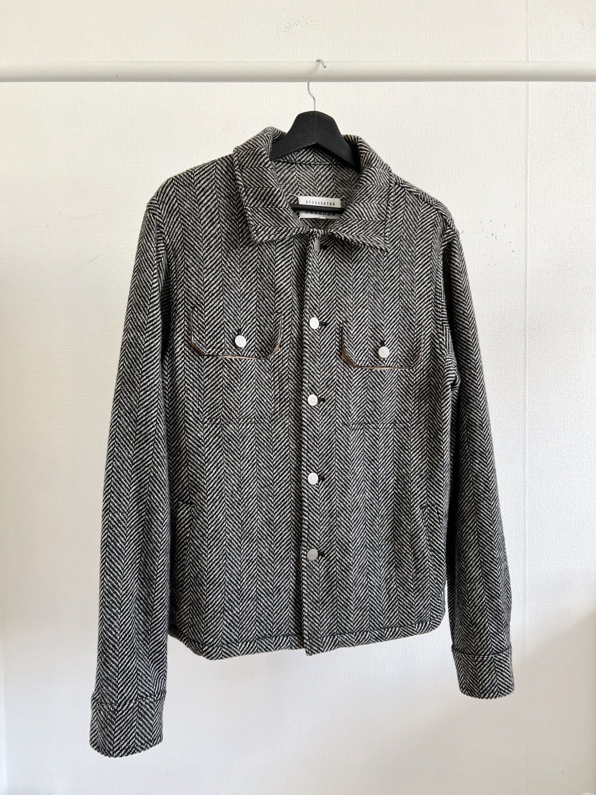 Maison Margiela Maison Margiela Wool Tweed Jacket Size US M / EU 48-50 / 2 - 1 Thumbnail