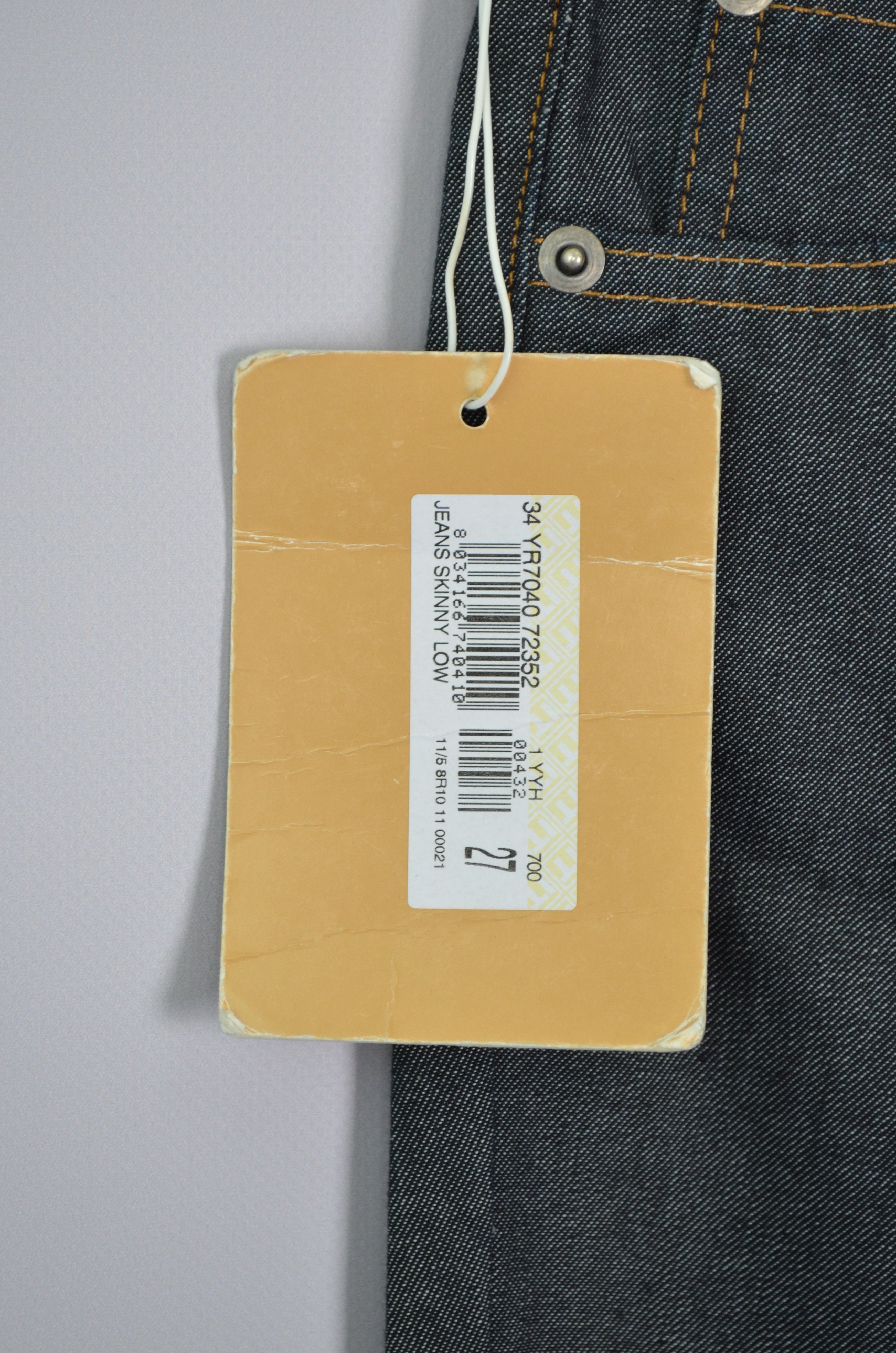 Designer × John Galliano Galliano Luxury Women's Dark Blue Denim Jeans Size 26/27 Size 26" / US 2 / IT 38 - 6 Thumbnail