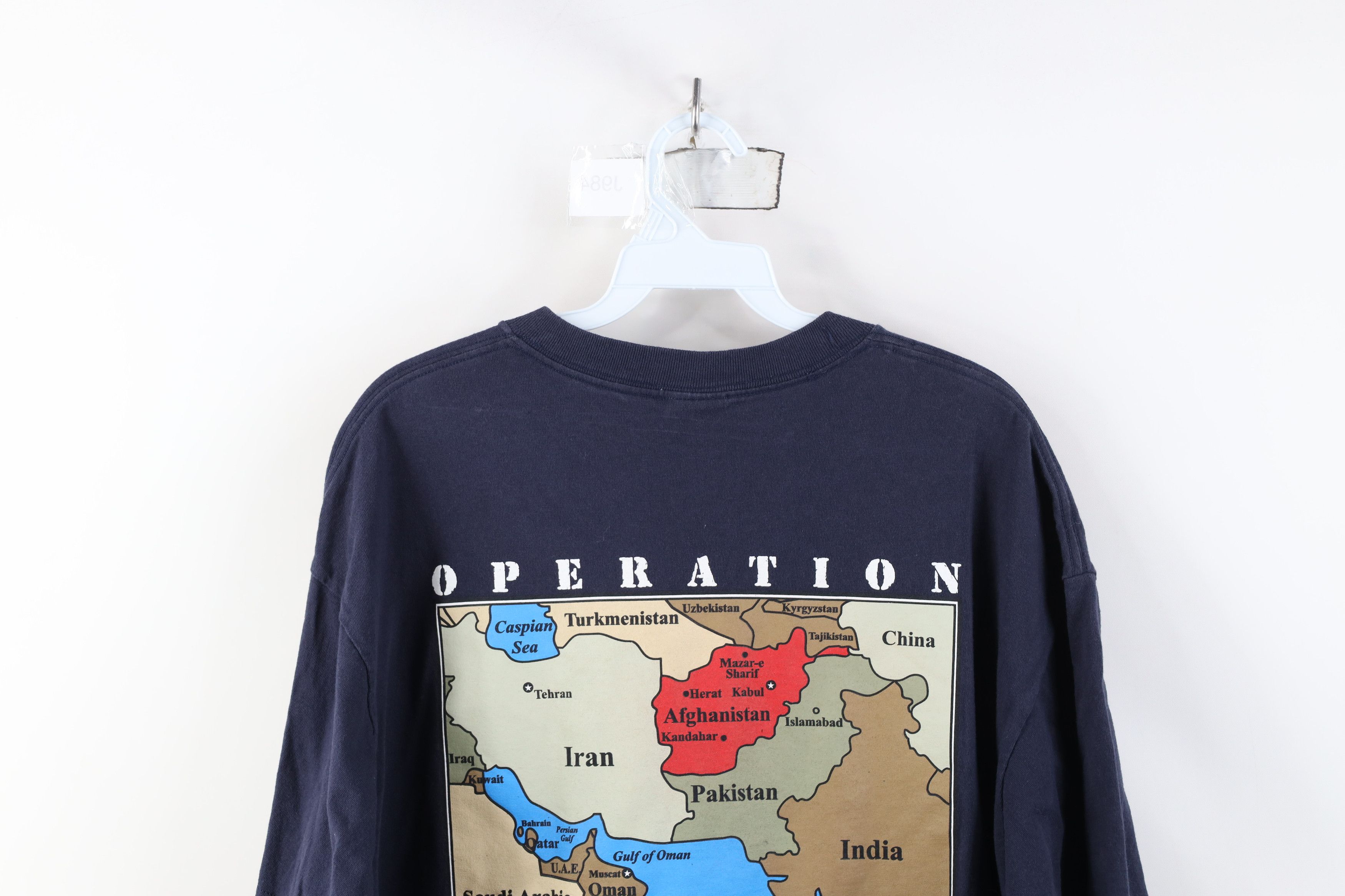 Vintage Vintage 90s Military Eagle Operation Enduring T-Shirt Size US XL / EU 56 / 4 - 14 Thumbnail