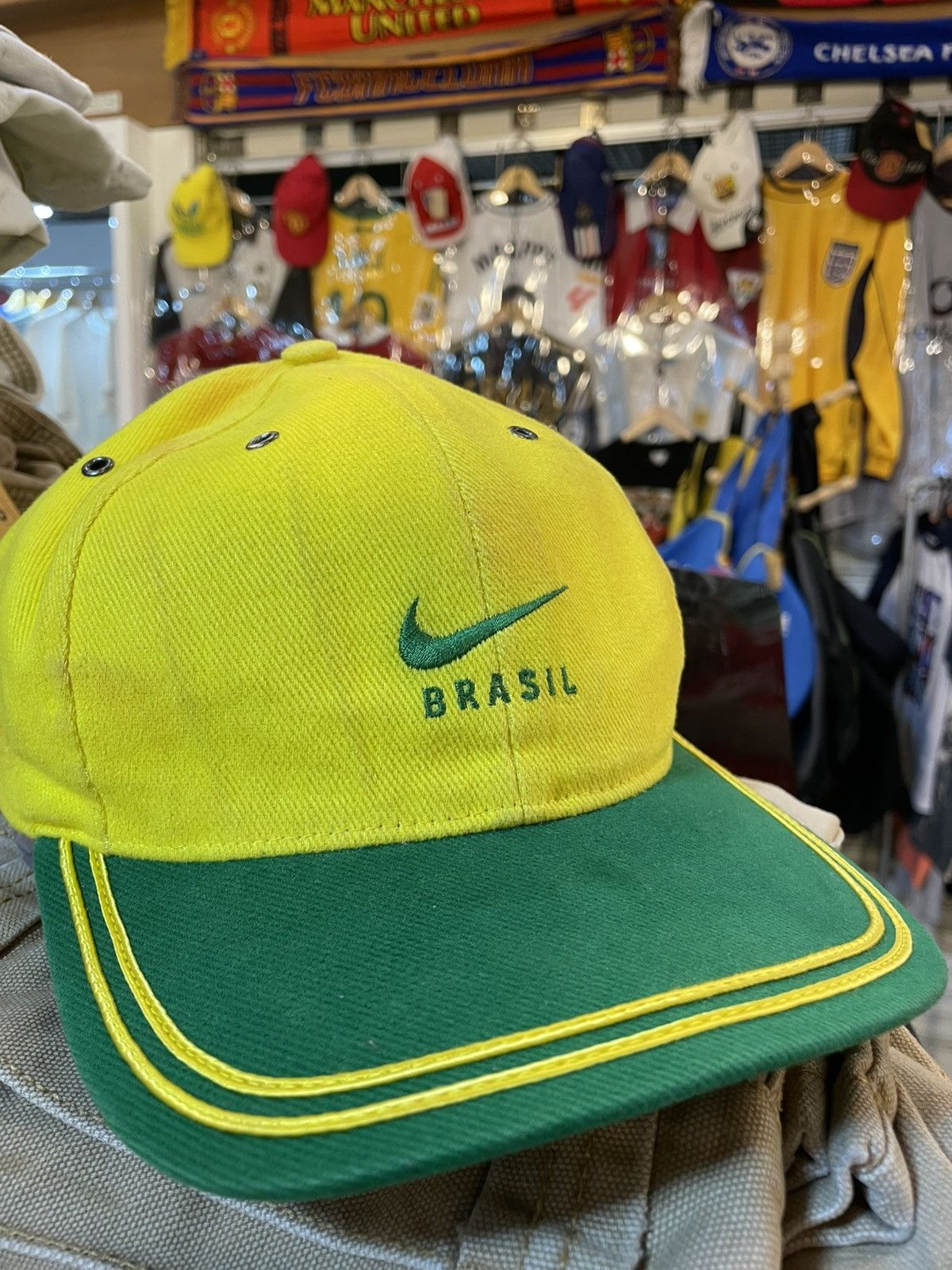 Nike Vintage Brazill Football Cap Size ONE SIZE - 3 Thumbnail