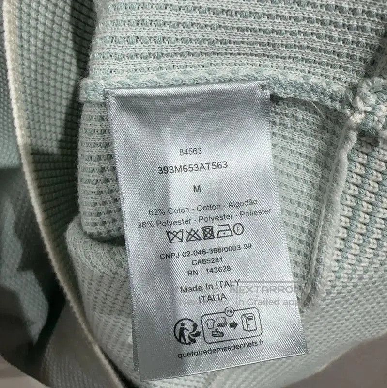 Dior Dior Men's Teal Cotton Blend T. Size US M / EU 48-50 / 2 - 5 Thumbnail