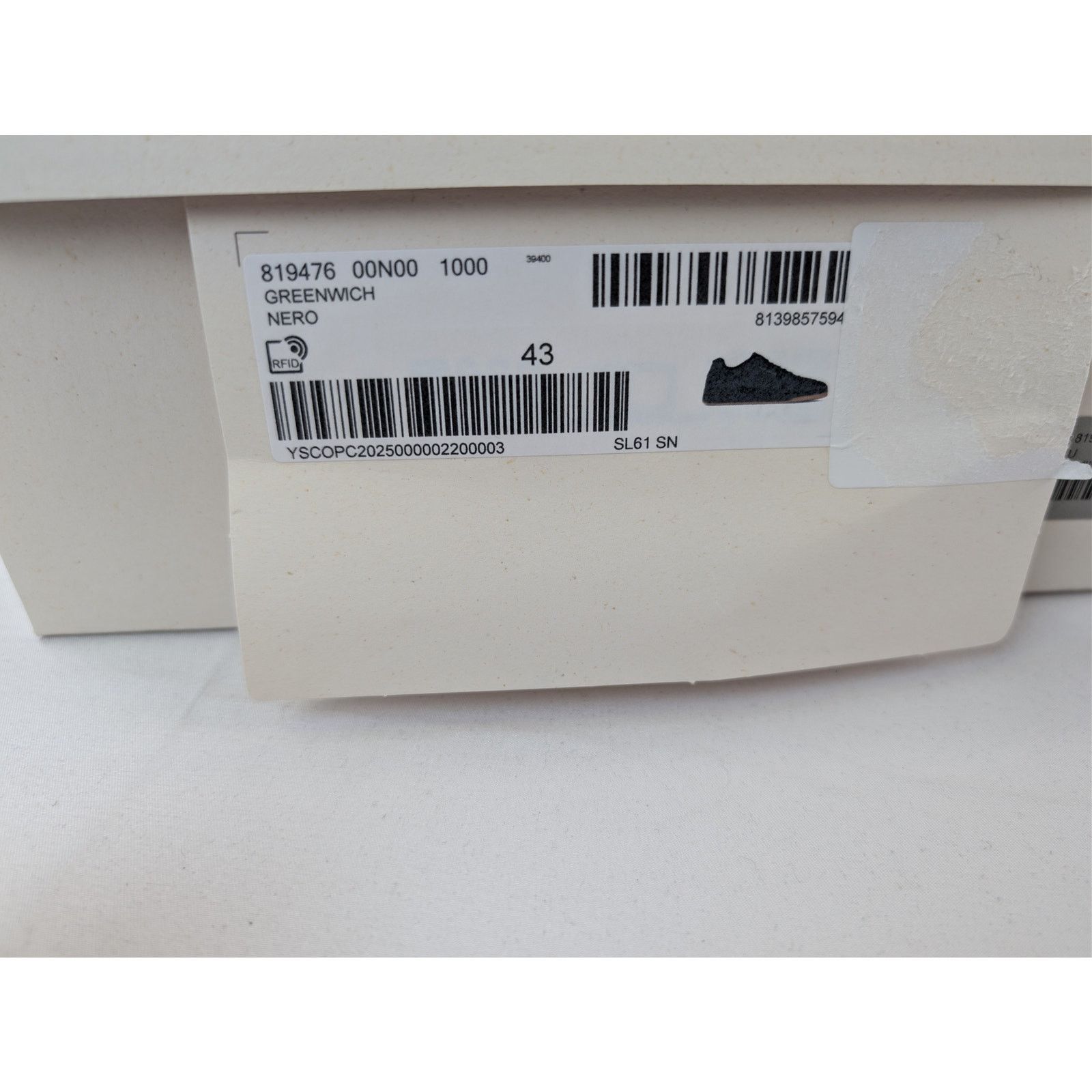 Saint Laurent Paris o1rshd1 Greenwich Low top Sneakers in Nero Size US 10 / EU 43 - 23 Thumbnail