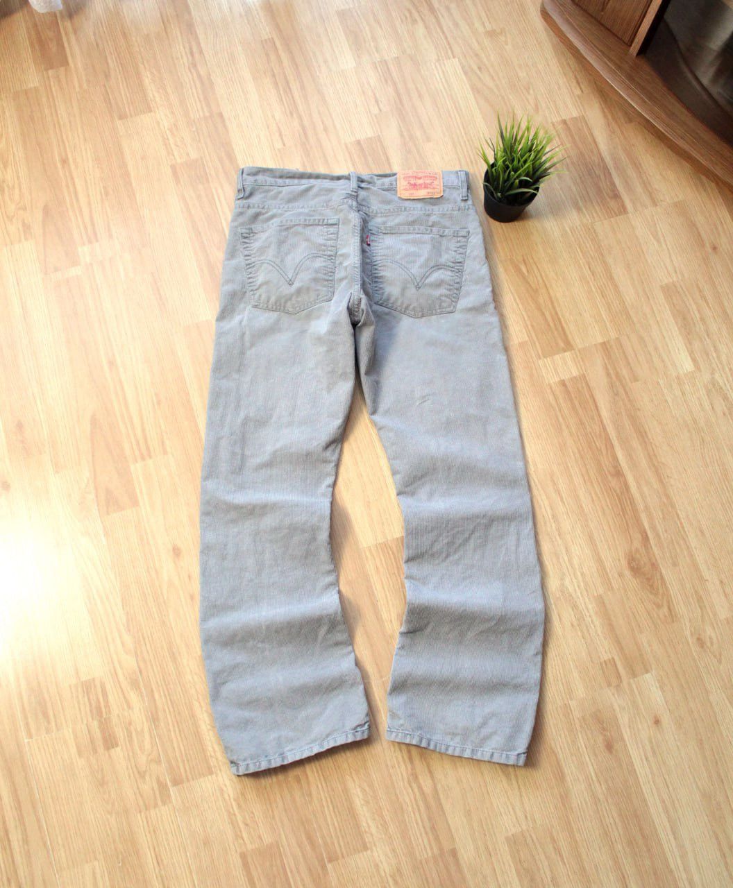 Levi's × Vintage 🔥 Y2K Vintage Levi’s 507 Grey Bootcut Corduroy Pants 32x32 Size US 32 / EU 48 - 1 Thumbnail