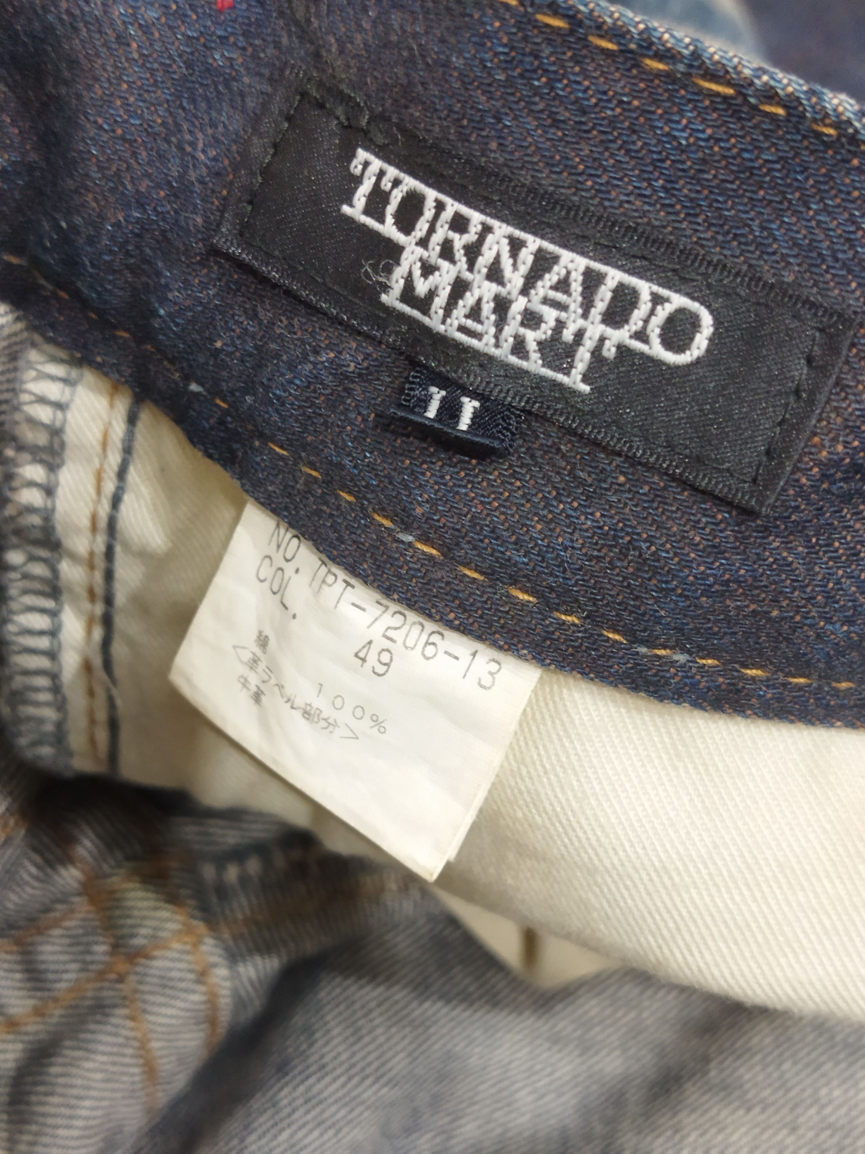 Tornado Mart Tornado Mart Thunder Whiskers Flared Denim Size US 36 / EU 52 - 9 Thumbnail