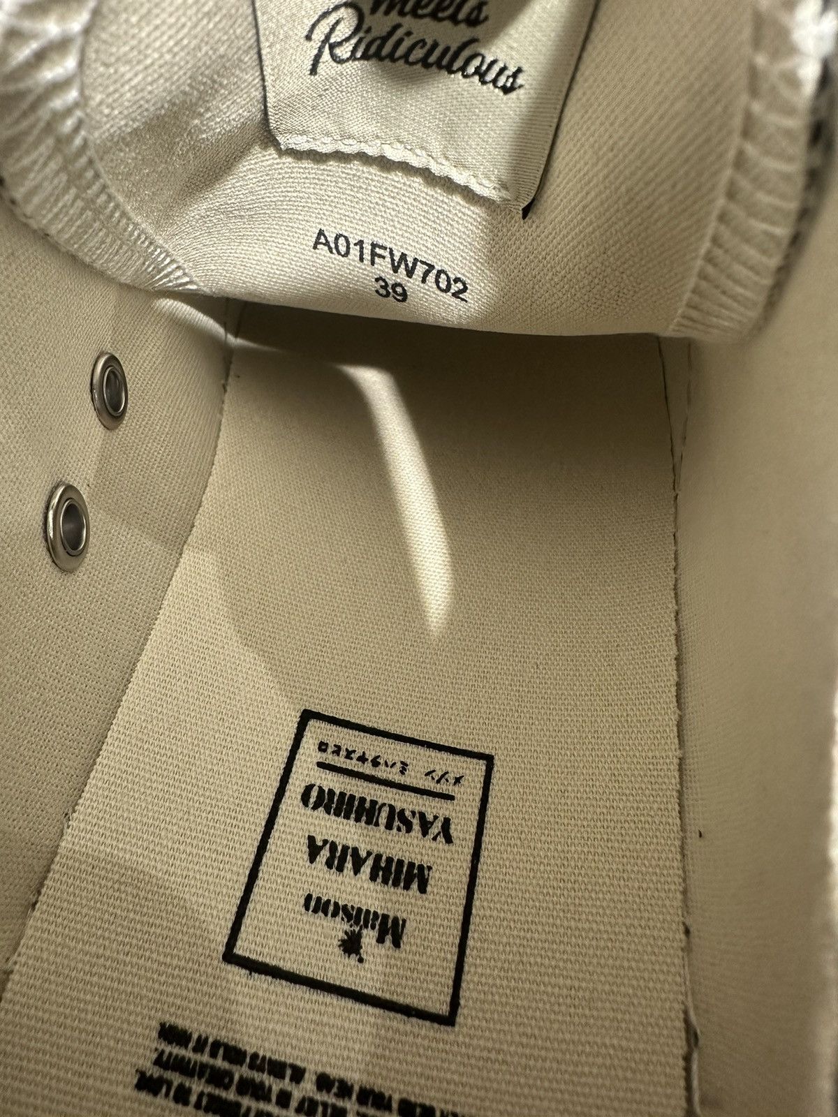 Maison MIHARA YASUHIRO MAISON MIHARA YASUHIRO - Peterson Low Black Sneakers Size US 6 / EU 39 - 7 Thumbnail