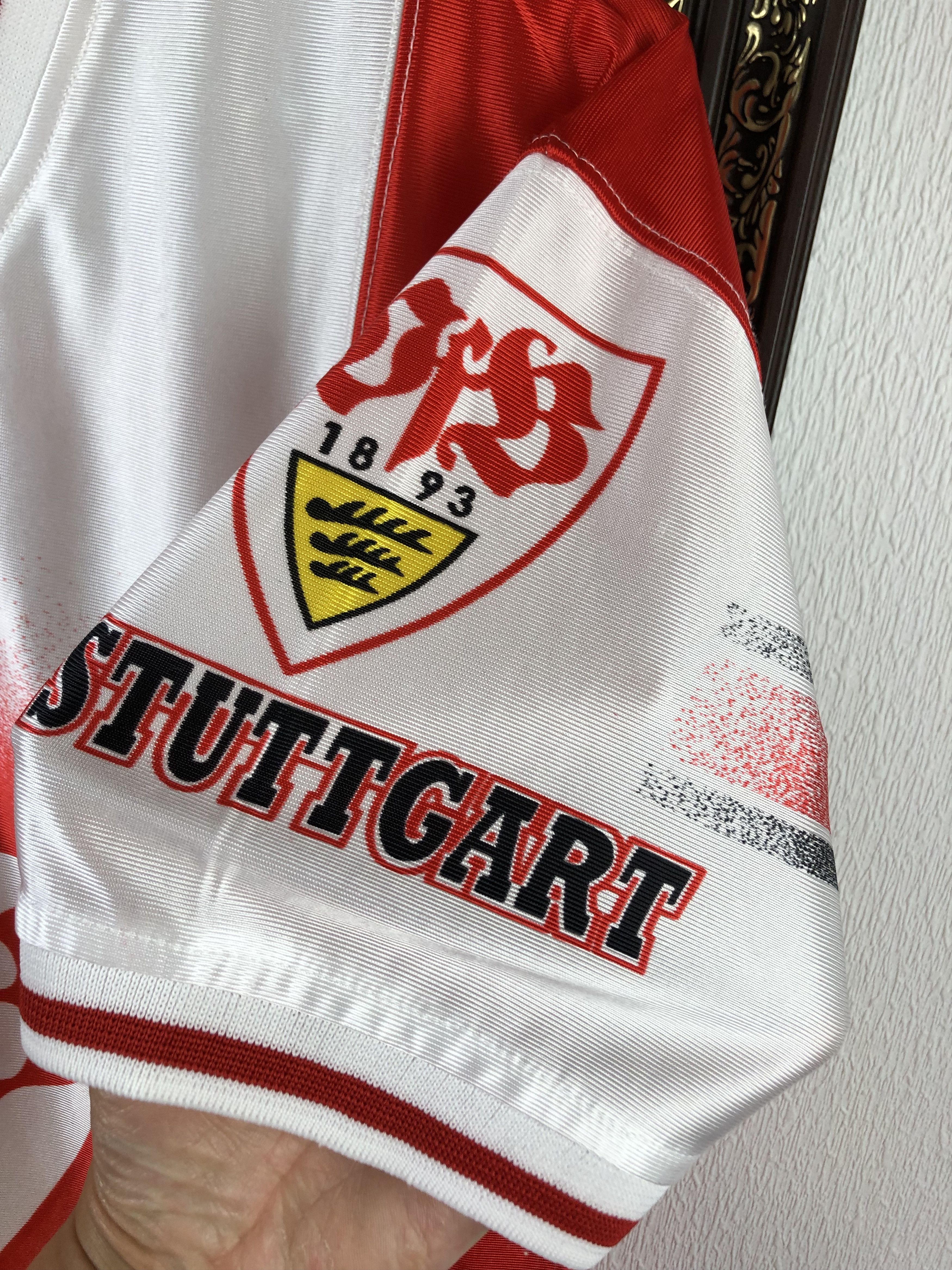 Vintage Vintage VfB Stuttgart Football Shirt Nutmeg Soccer Jersey Size US S / EU 44-46 / 1 - 7 Thumbnail