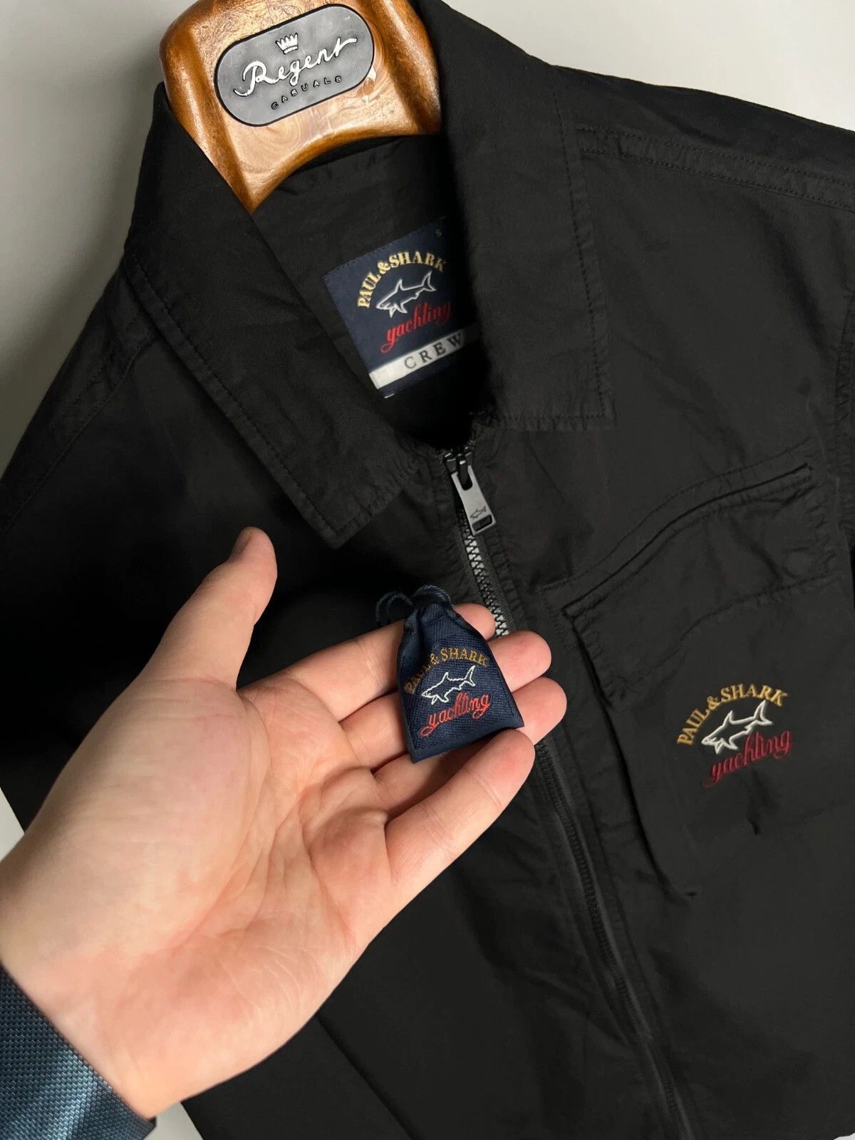 Paul & Shark Paul & Shark Yachting Crew Casual Black Jacket Cotton Size US S / EU 44-46 / 1 - 10 Thumbnail