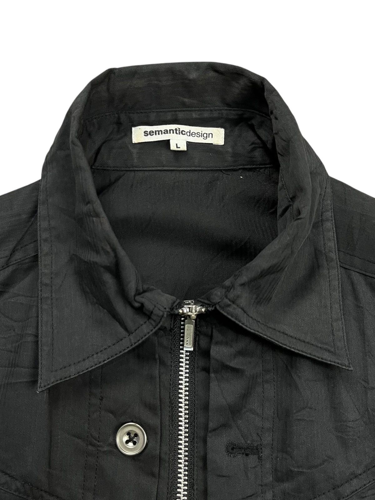 semanticdesign 2000s Semantic Design - Multizipper Cyber Rider Jacket Size US M / EU 48-50 / 2 - 7 Thumbnail