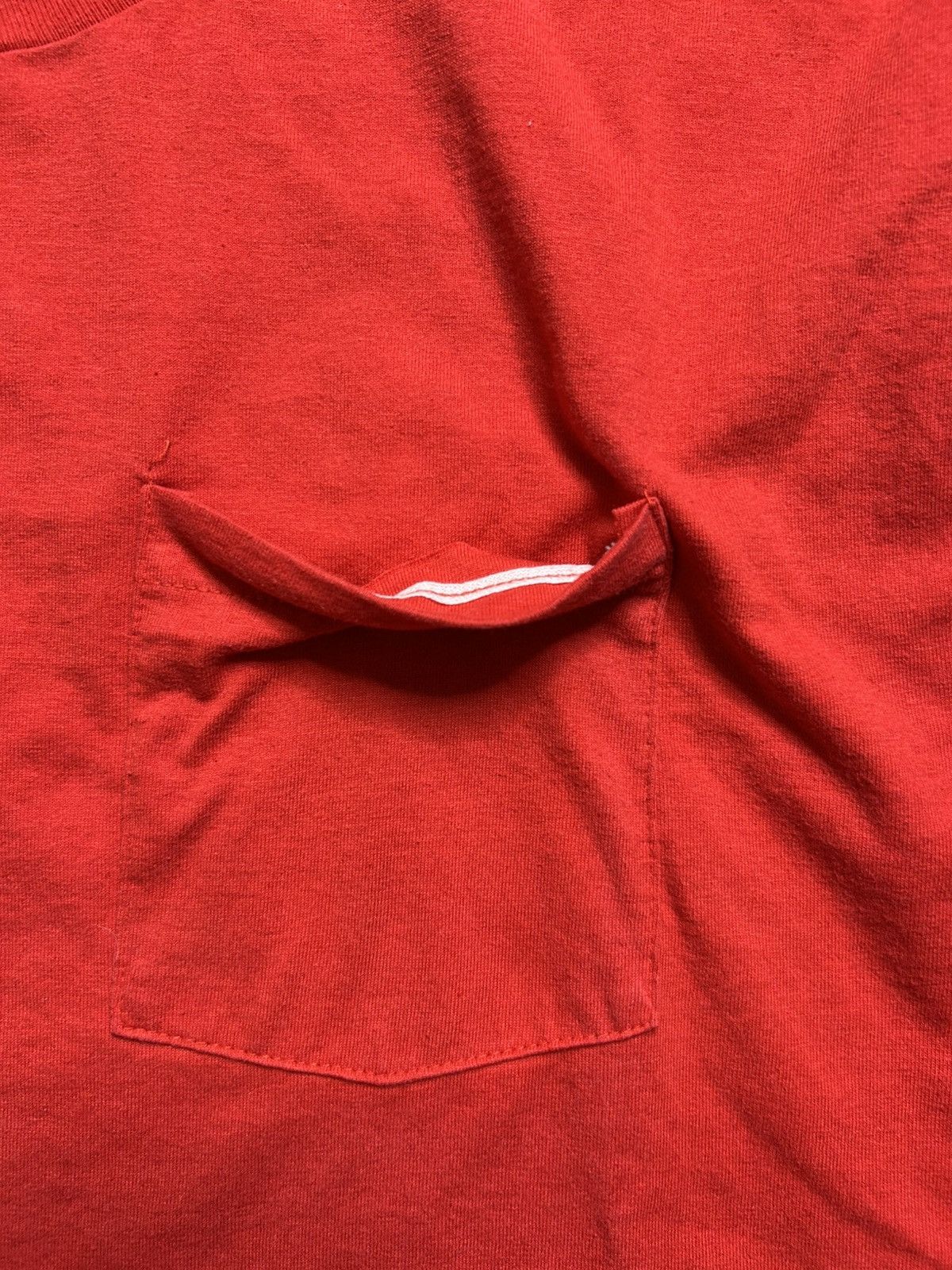 Vintage Vintage 90s BVD Blank Selvedge Pocket Tee Made in USA Single Size US XL / EU 56 / 4 - 2 Thumbnail