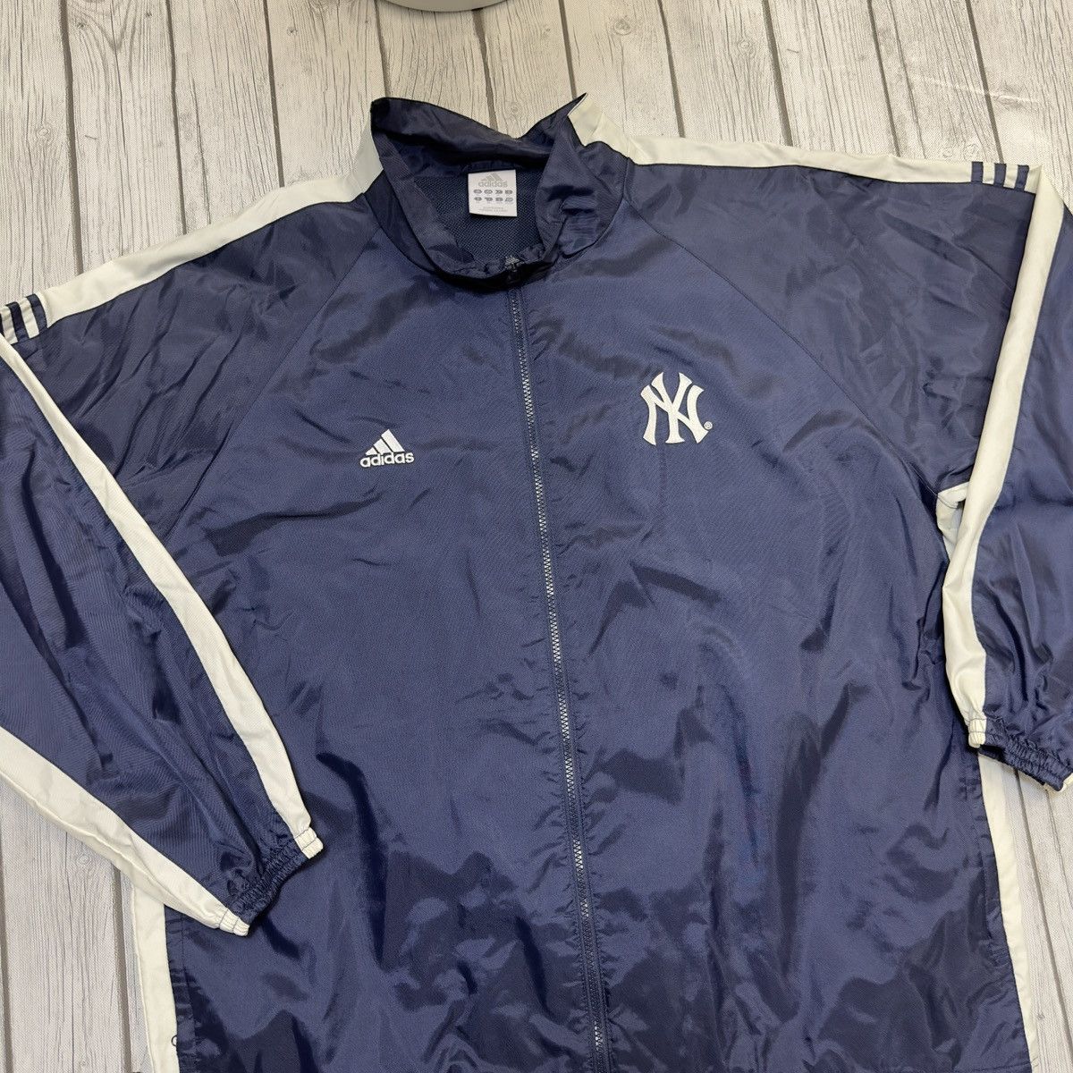 Adidas × MLB × Vintage Vintage New York Yankees jacket Size US XL / EU 56 / 4 - 3 Thumbnail