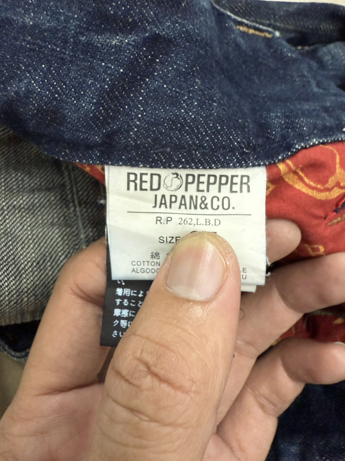 Hysteric Glamour × Japanese Brand Red Pepper Feather Wings Embroidered Lowrise Mud Flare Jeans Size US 27 - 23 Thumbnail