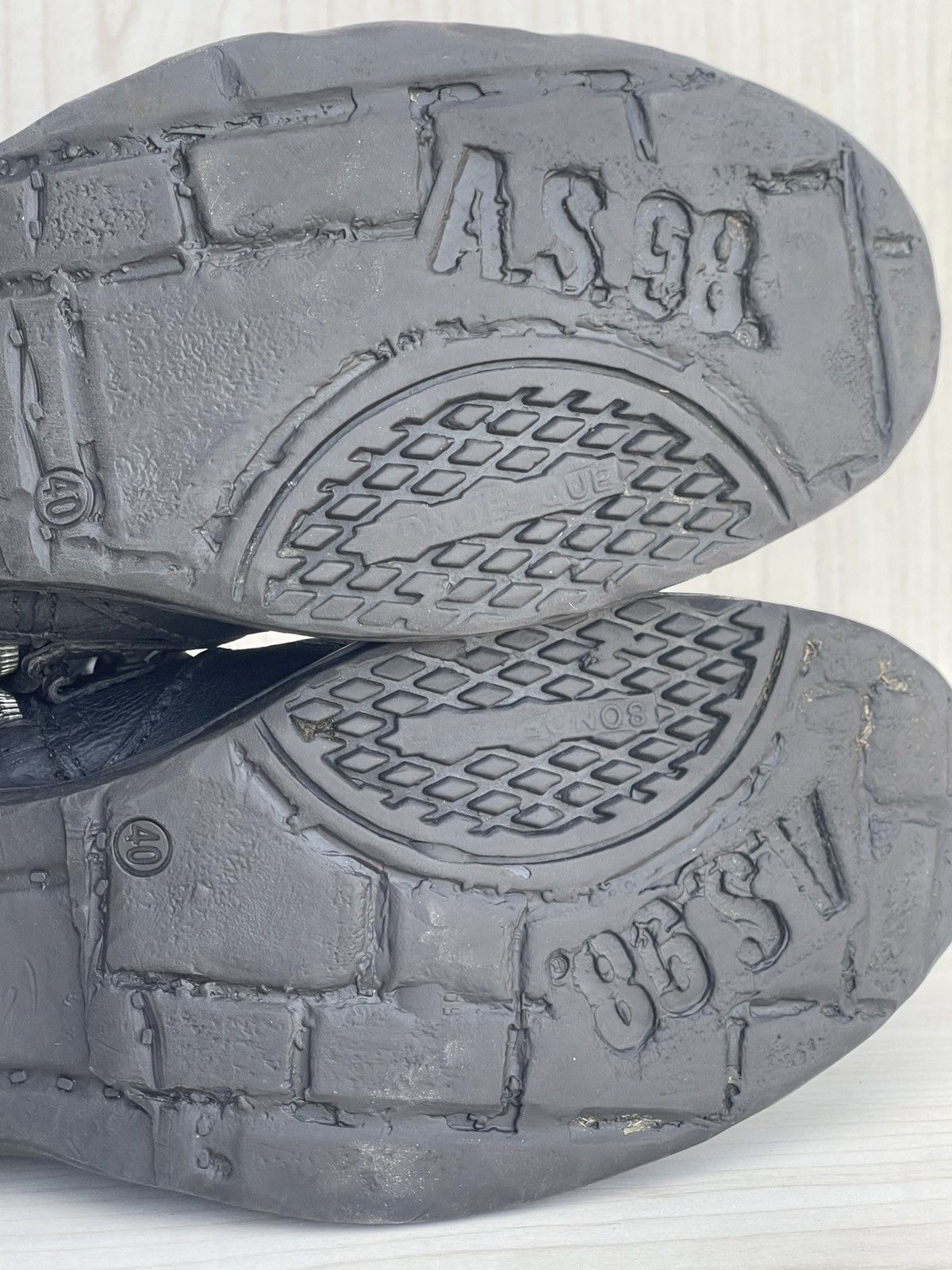 A.S.98 ANKLE BOOTS SABEY zip boot like kmrii and guidi Size US 7 / EU 40 - 14 Thumbnail