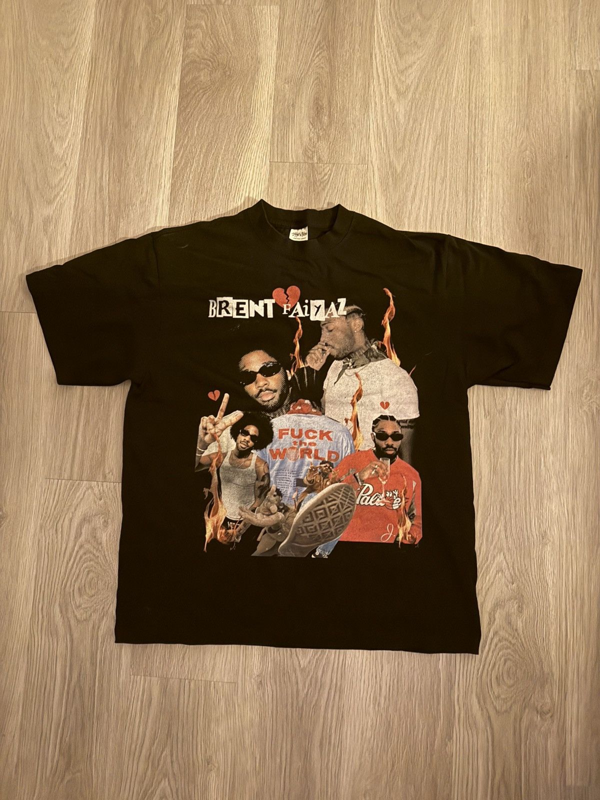 Band Tees × Vintage Brent Faiyaz T-shirt Size US XL / EU 56 / 4 - 4 Thumbnail