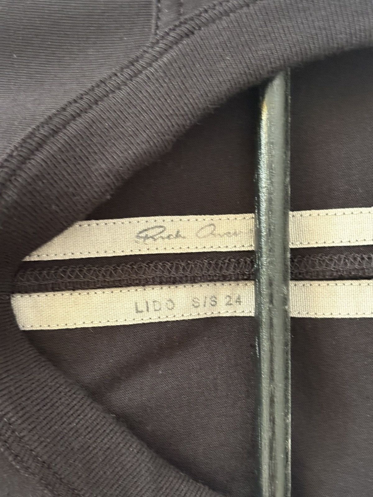 Rick Owens S/S 2024 Lido Black Level Long Sleeve T-Shirt Size US XS / EU 42 / 0 - 3 Thumbnail