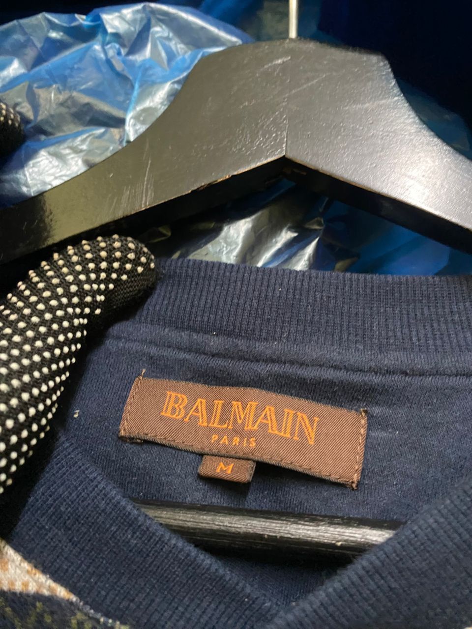 Balmain Vintage Balmain Paris Nordic Fair Isle Knit Henley Sweater Size US M / EU 48-50 / 2 - 7 Thumbnail