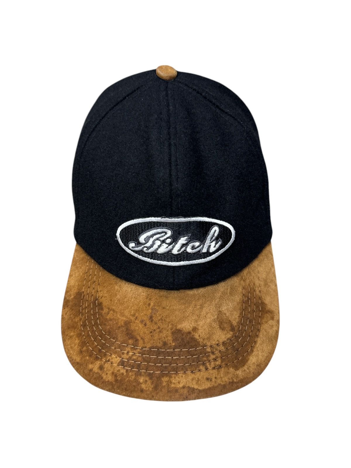 Vintage 90s BITCH SKATEBOARD MIX WOOL CAP Size ONE SIZE - 5 Thumbnail