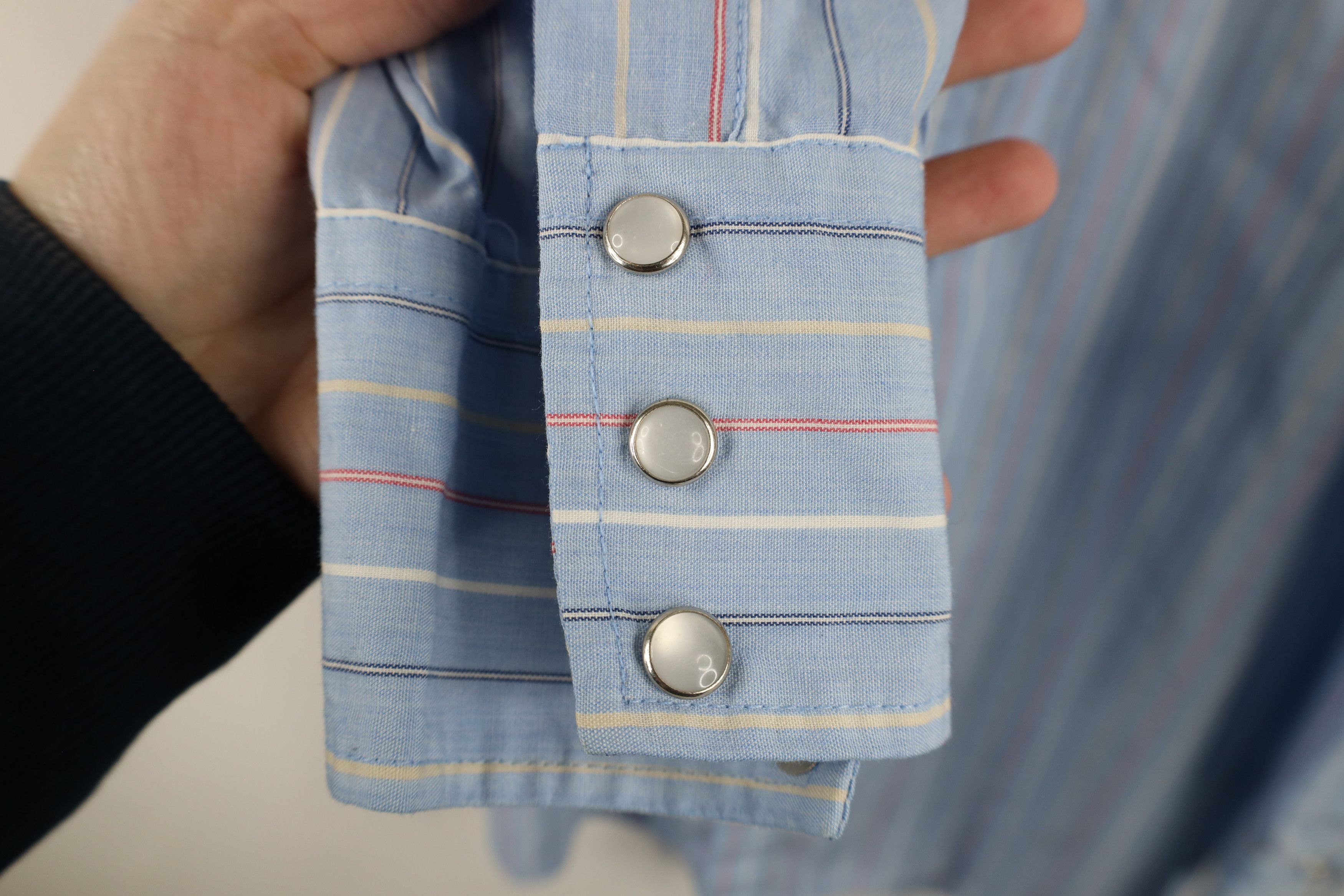 Vintage Vintage 80s 90s Rockabilly Western Cowboy Button Shirt Size US L / EU 52-54 / 3 - 5 Thumbnail