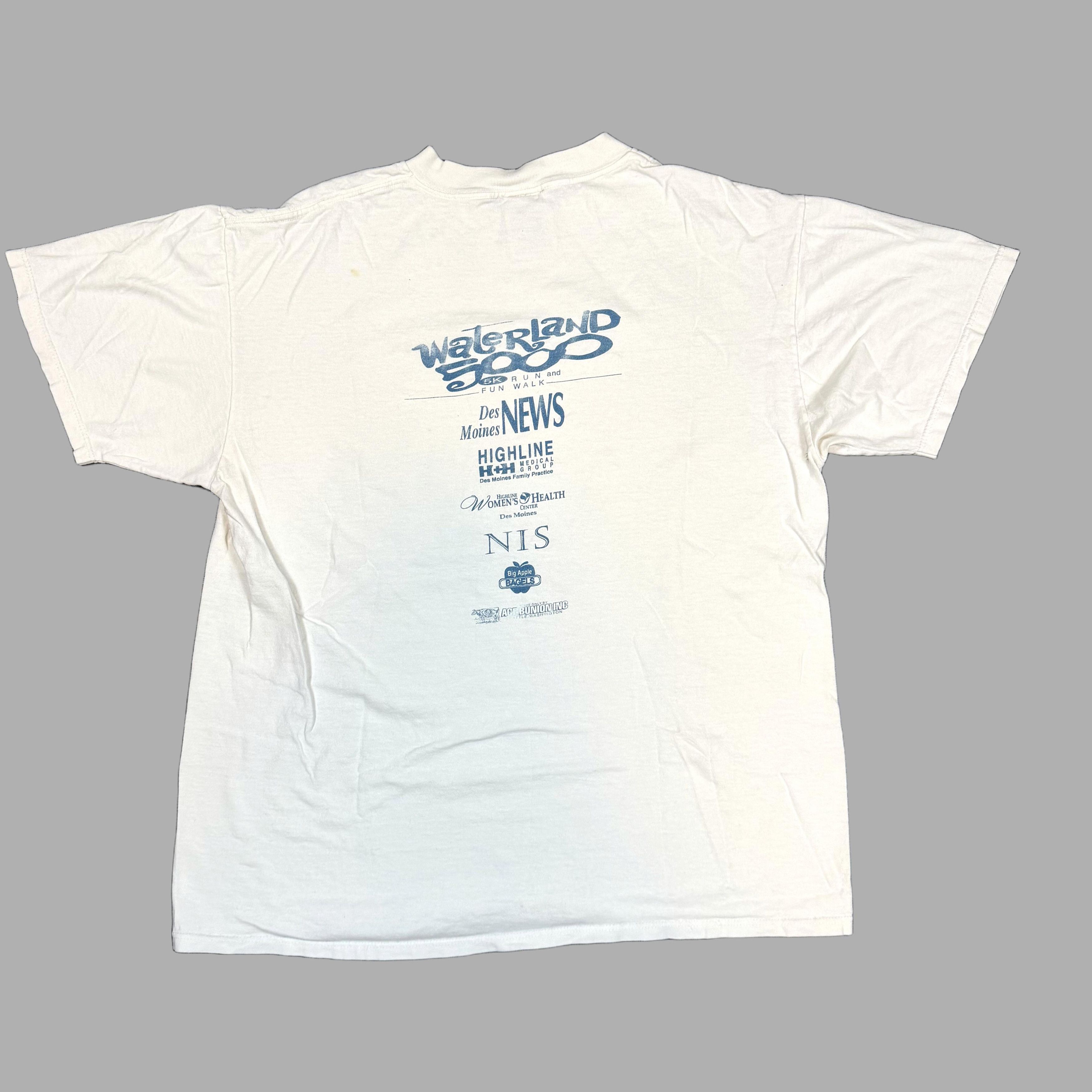 Vintage Vintage 1998 Tultex Waterland 5K Run Fun Walk Tee Large Size US L / EU 52-54 / 3 - 3 Thumbnail