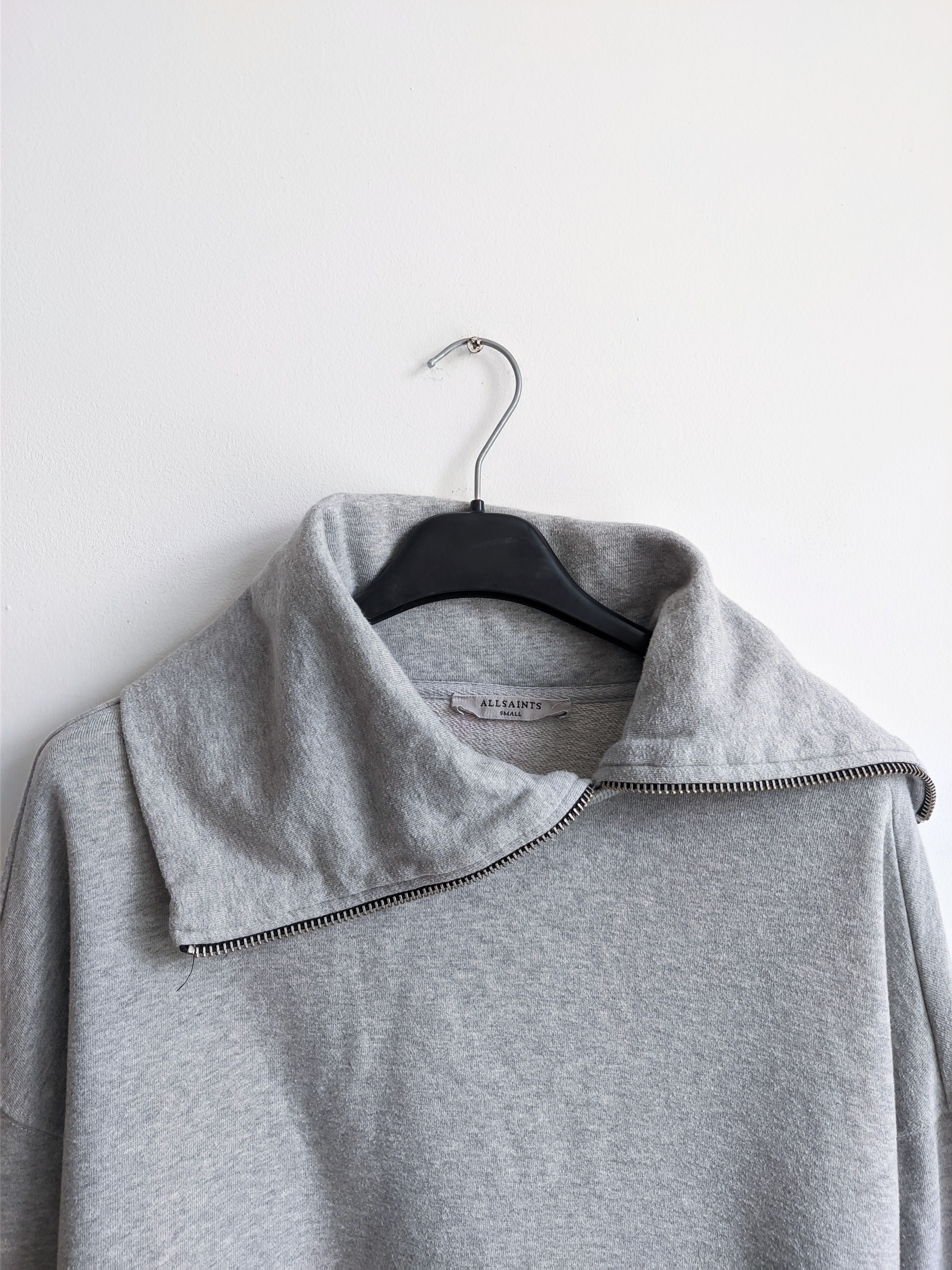 Allsaints AllSaints sweatshirt gray zip Size US M / EU 48-50 / 2 - 3 Thumbnail