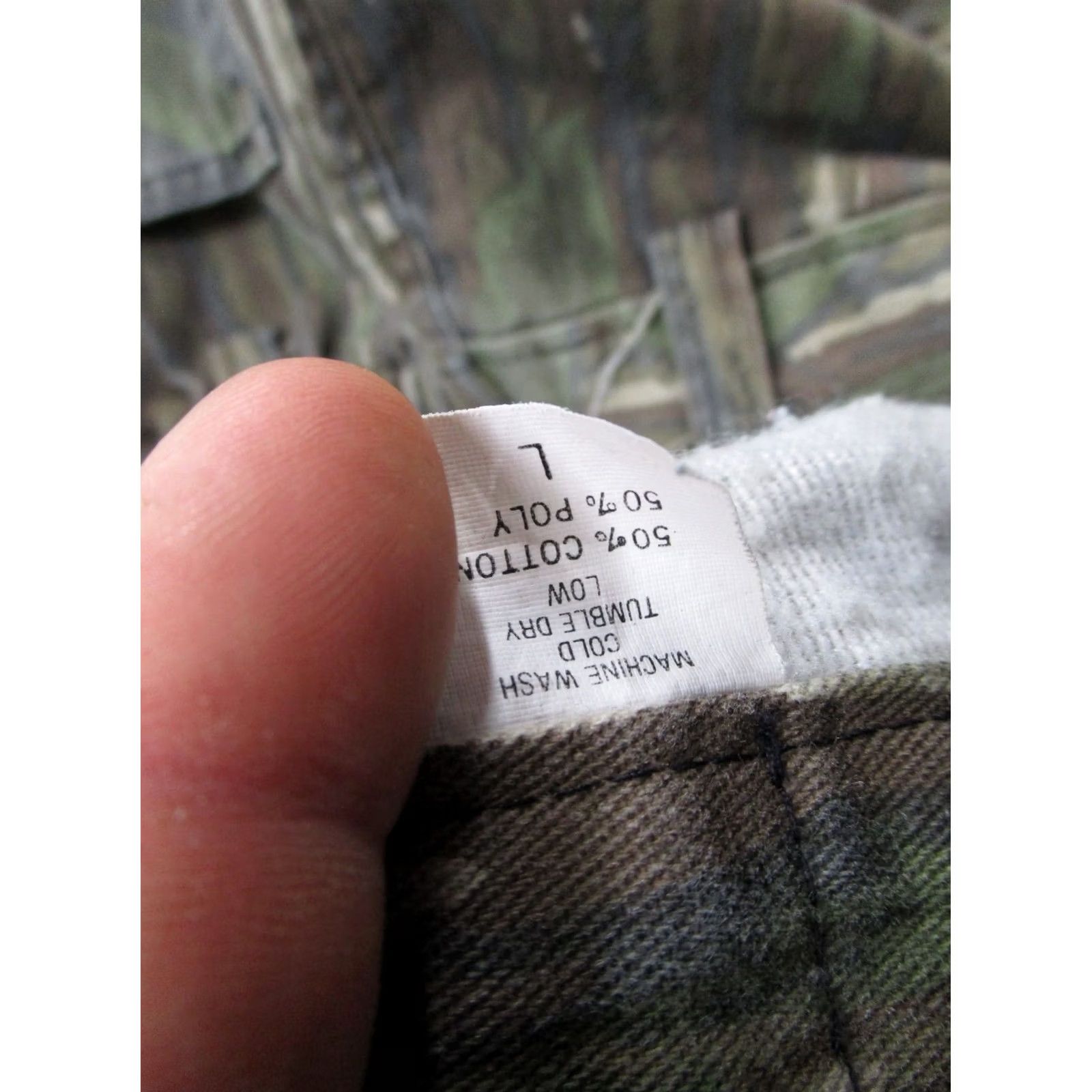 Realtree VINTAGE Clarkfield Outdoors Pants Men's L Realtree Camo Cargo Elastic Waist Regular Straight 90s Mens Jeans? Size US 33 - 5 Thumbnail