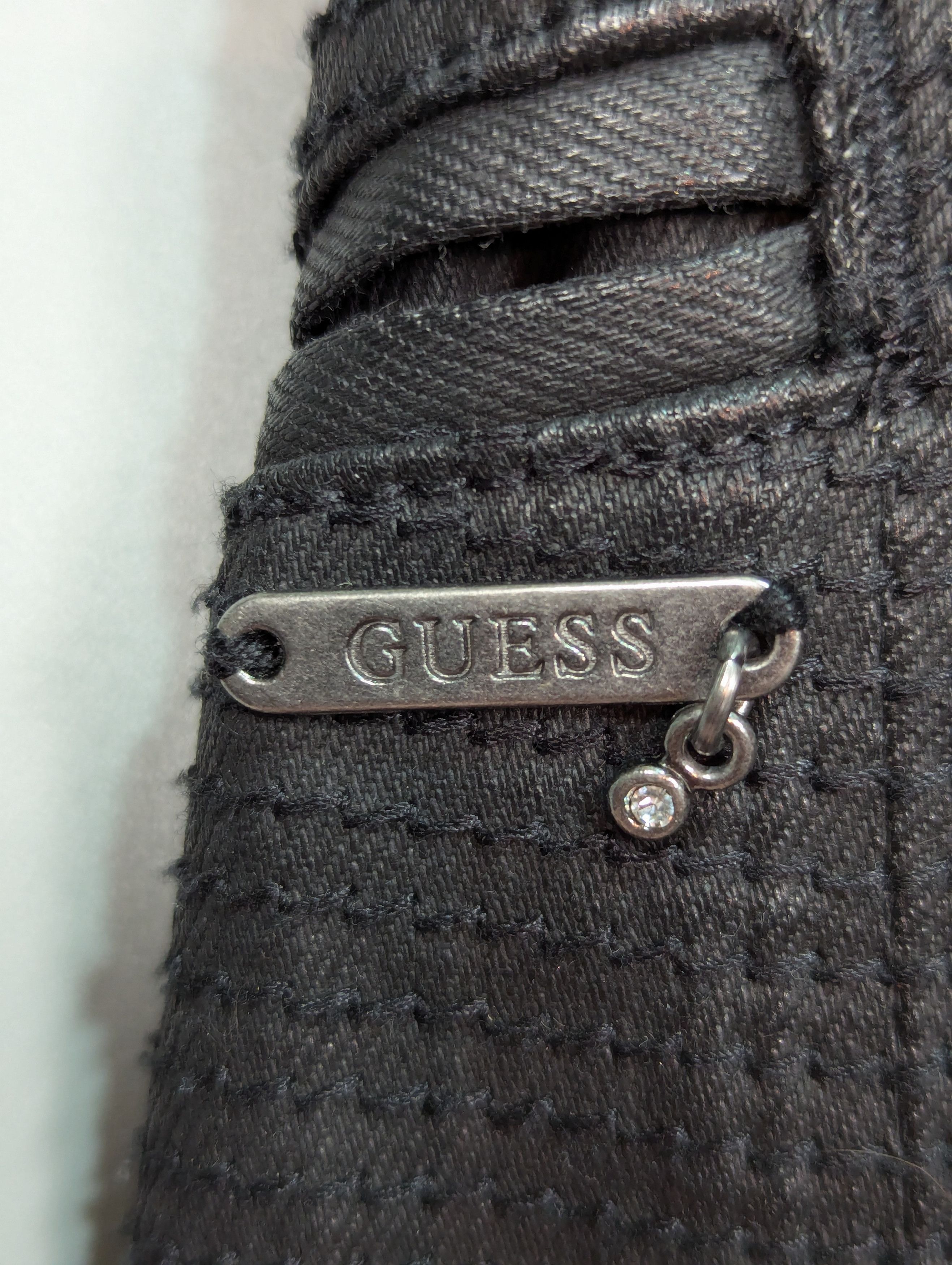 Guess GUESS Women's Shiny Black Rare Biker Rocker Vest/Waistcoat Size XS / US 0-2 / IT 36-38 - 7 Thumbnail