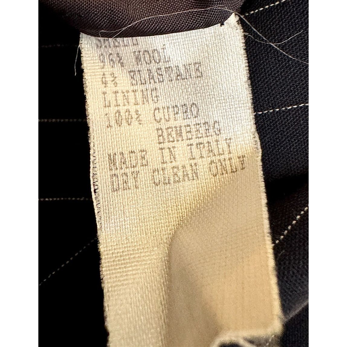 Carolina Herrera Carolina Herrera Navy Blue Pinstripe Dress Size L / US 10 / IT 46 - 4 Thumbnail
