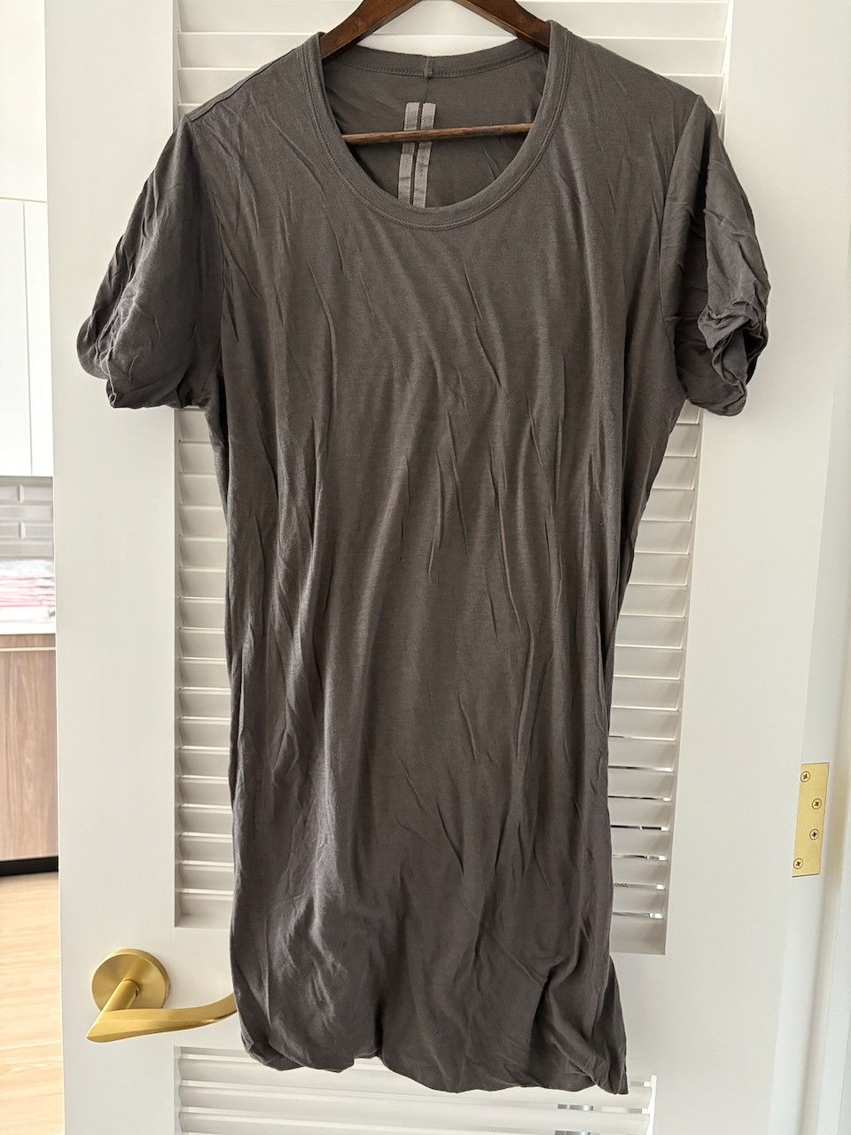 Rick Owens Rick Owens SS16 MASTODON DOUBLE LAYER TSHIRT Size US XXL / EU 58 / 5 - 3 Thumbnail