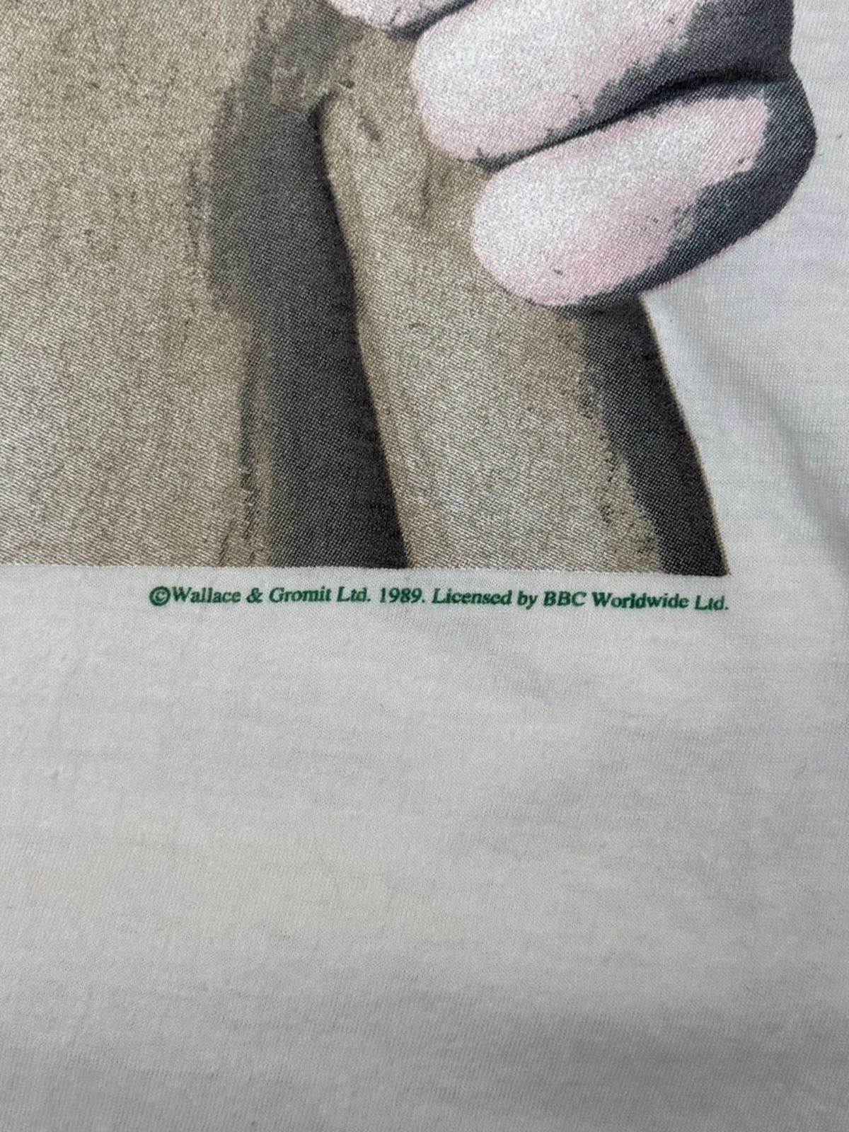 Designer 1989 Wallace and Gromit Graphic Tee Size ONE SIZE - 4 Thumbnail