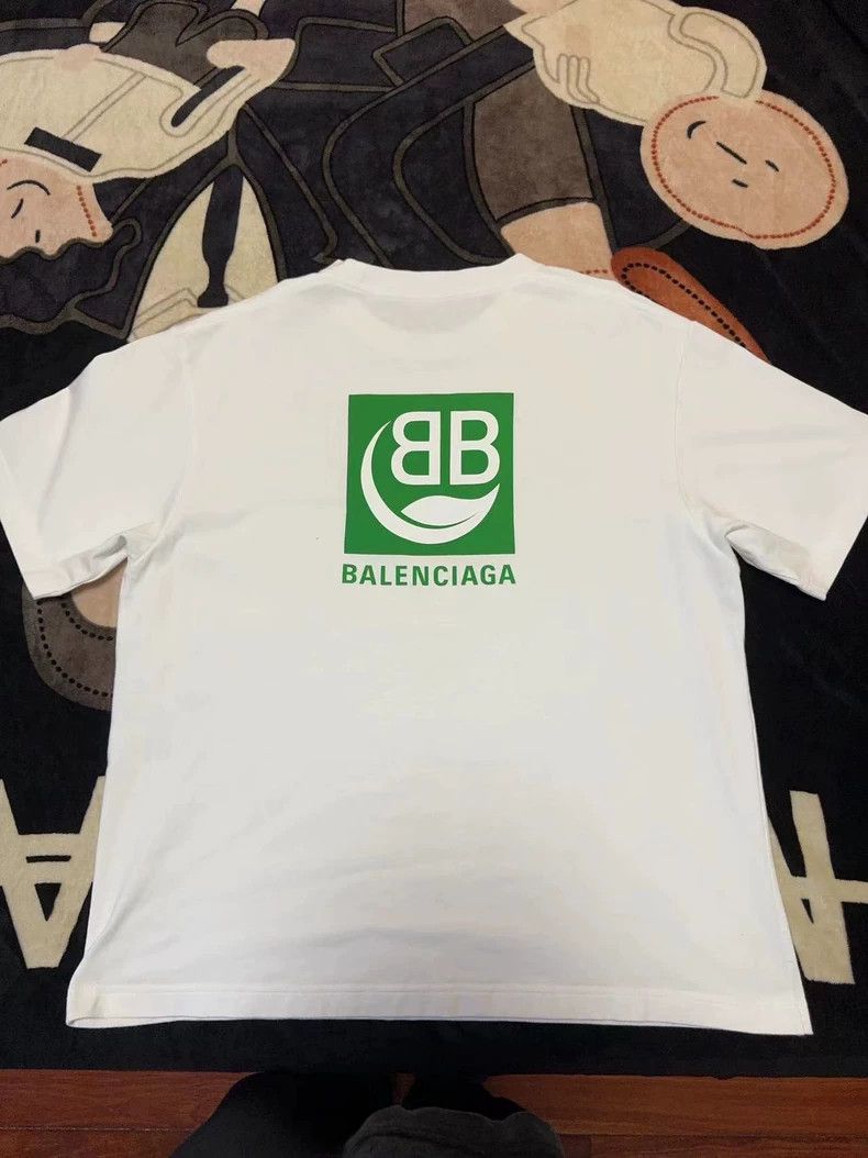 Balenciaga Balenciaga Eco-Friendly Short Sleeve T-Shirt Size US M / EU 48-50 / 2 - 2 Thumbnail