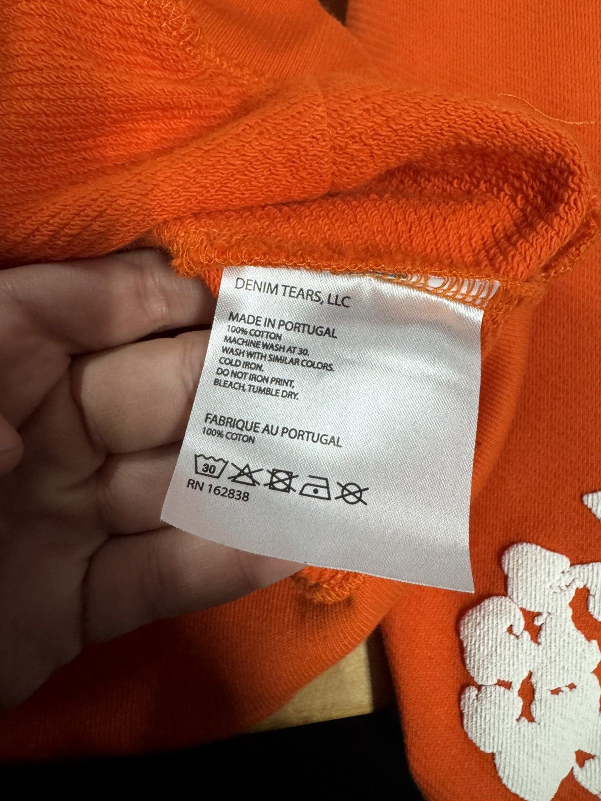 DENIM TEARS Denim tears the cotton wreath sweatshirt orange Size US M / EU 48-50 / 2 - 4 Thumbnail
