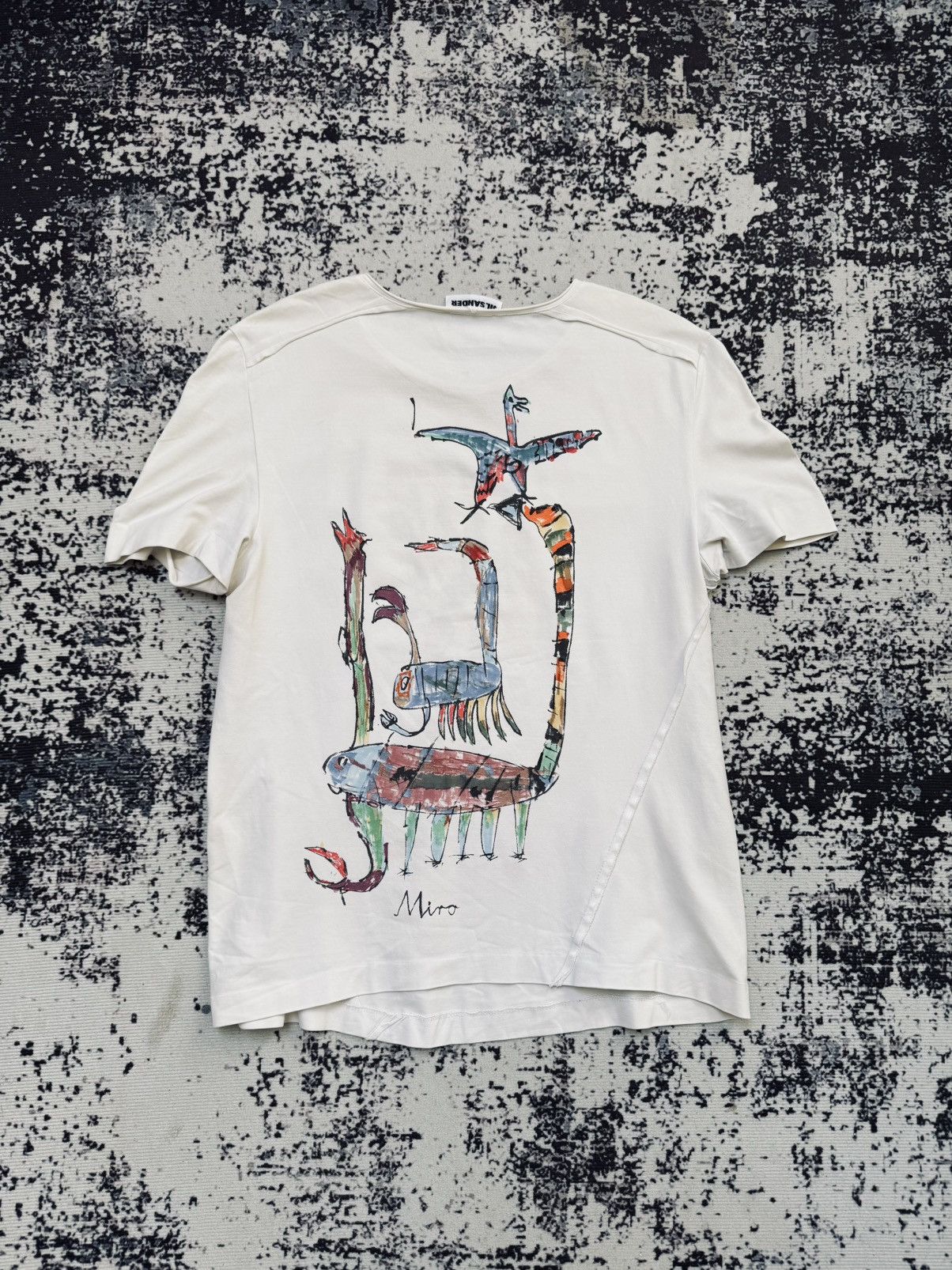 Designer × Jil Sander JIL SANDER Cotton Jersey T-Shirt white L womens Size US L / EU 52-54 / 3 - 5 Thumbnail