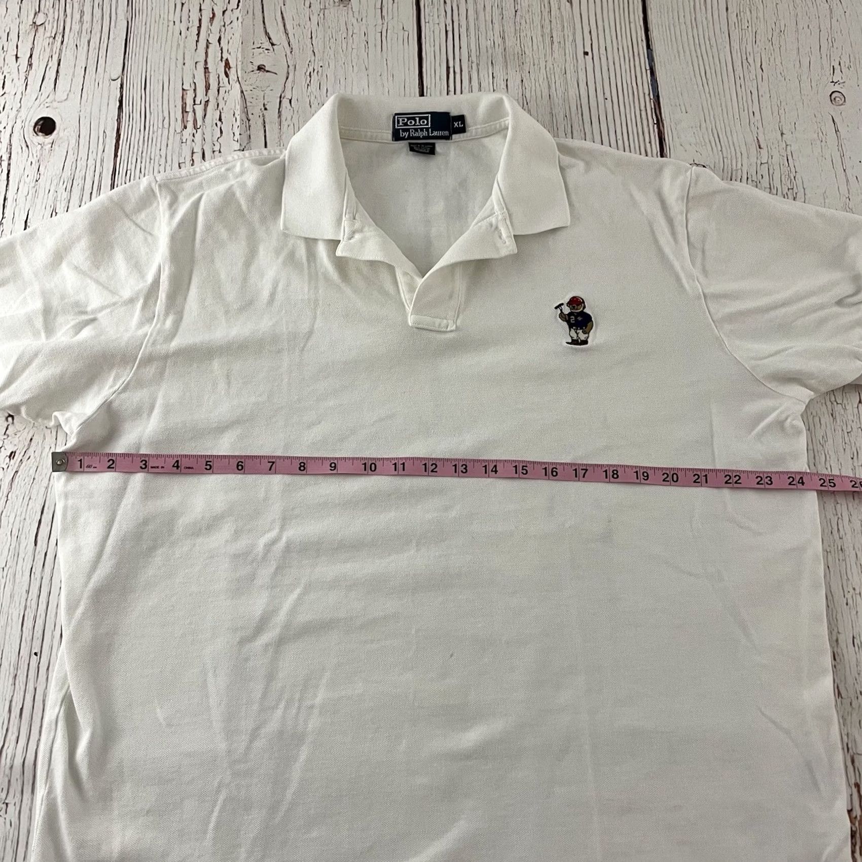 Polo Ralph Lauren VINTAGE Polo Ralph Lauren Bear Short Sleeve Shirt XL White Mens Polo Ralph Lauren Bear Short Sleeve Shirt XL White Mens Size US XL / EU 56 / 4 - 5 Thumbnail