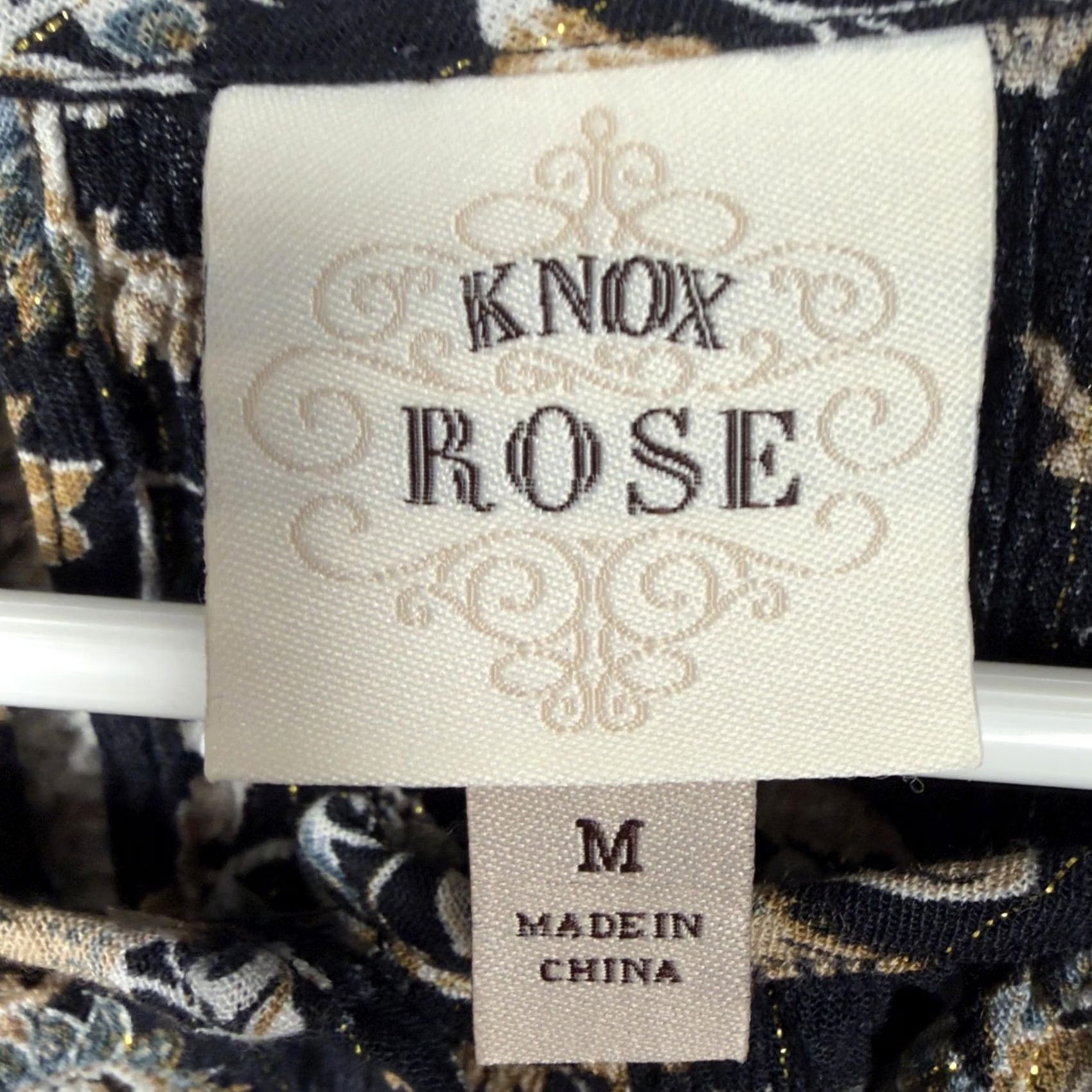 Vintage Knox Rose Blouse M Dark Floral Cottagecore Peasant Romantic Artsy Festival Boho Shirt Women XS? Size M / US 6-8 / IT 42-44 - 5 Thumbnail
