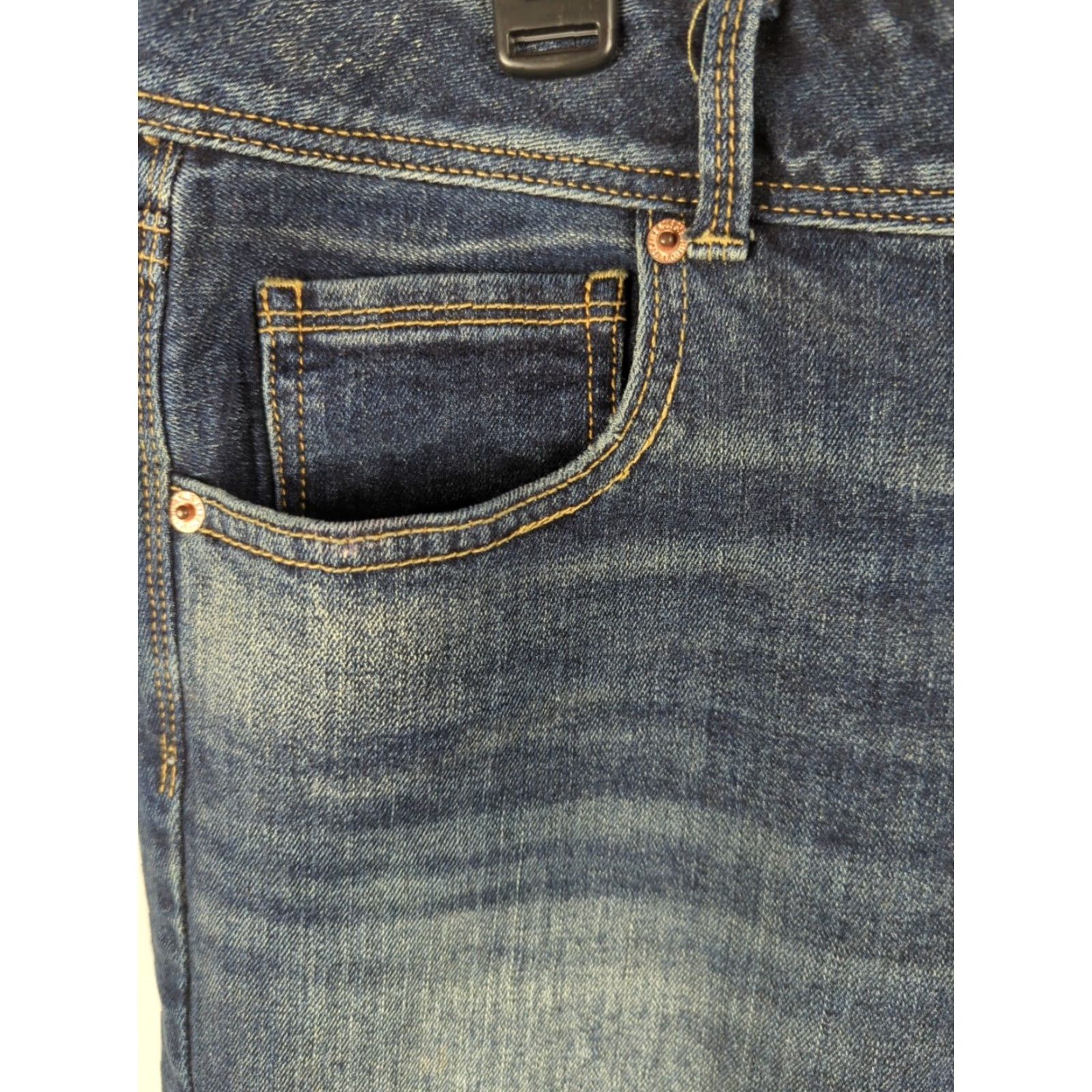 American Eagle Outfitters American Eagle Outfitters Jeans Womens Regular Kick Boot Medium Blue Denim Stretch 5-Pocket Logo Bootcut Vintage No N/A Size 36" / US 14 / IT 50 - 2 Thumbnail