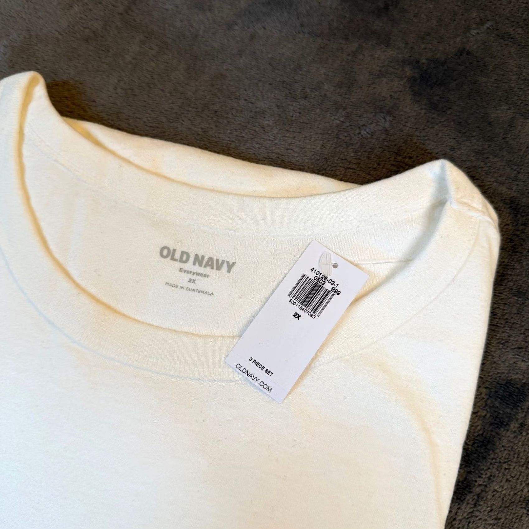 Old Navy Old Navy Everywear T Shirt Womens 2X Multicolor 3 Piece Set Cotton Crew Neck NWT Size XXL / US 16-18 / IT 52-54 - 2 Thumbnail