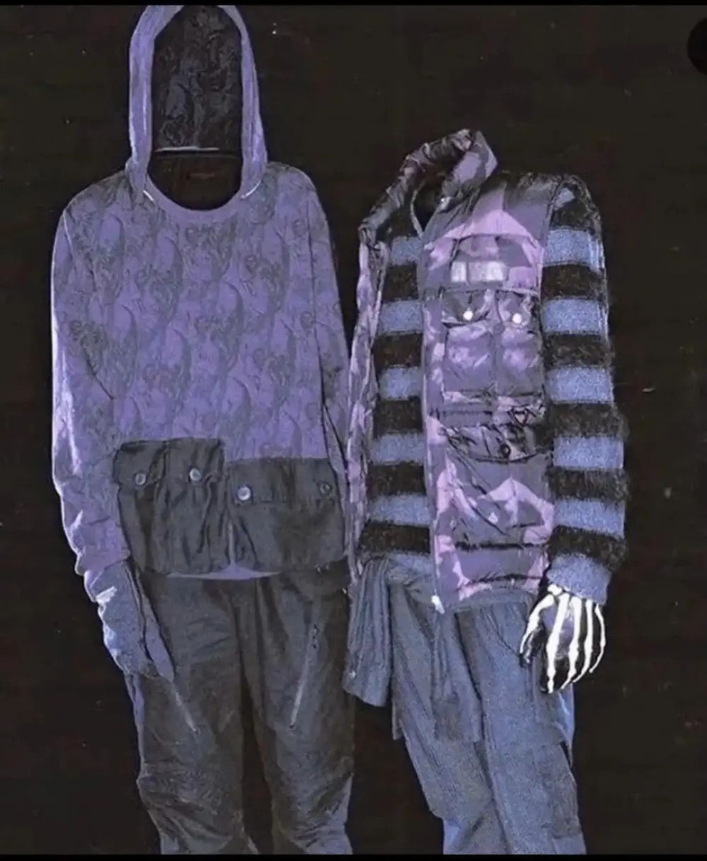 Undercover Undercover AW03 "Paper Doll" Punk Mohair Stripe Sweater Size US M / EU 48-50 / 2 - 5 Thumbnail