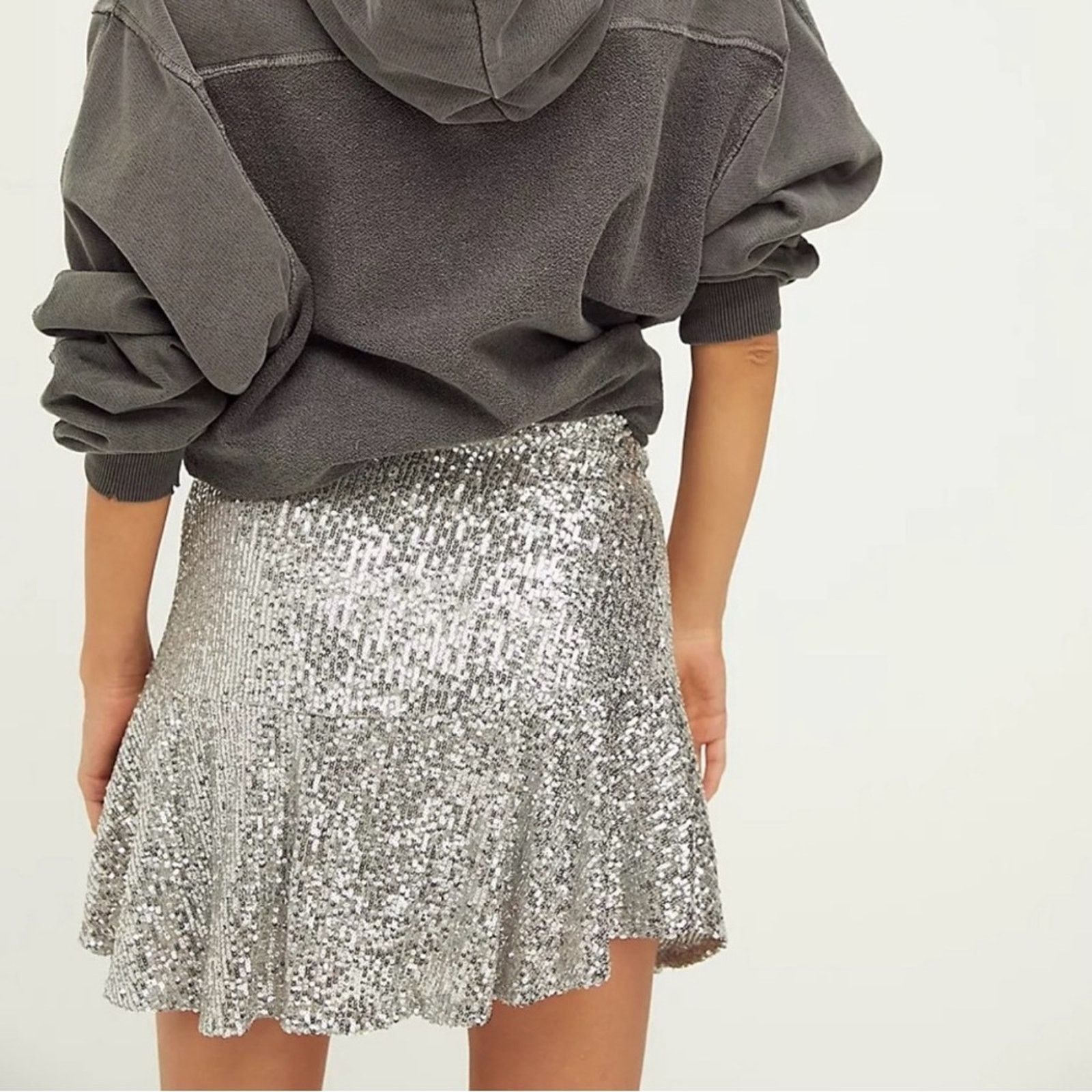 Free People Free People Trumpet Sequin Skirt Size 25" / US 0 / IT 36 - 13 Thumbnail