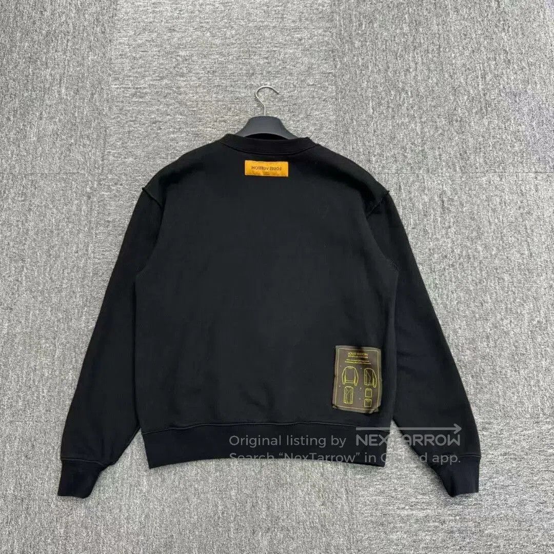 Louis Vuitton louis vuitton black sweatshirt with logo. Size US S / EU 44-46 / 1 - 3 Thumbnail