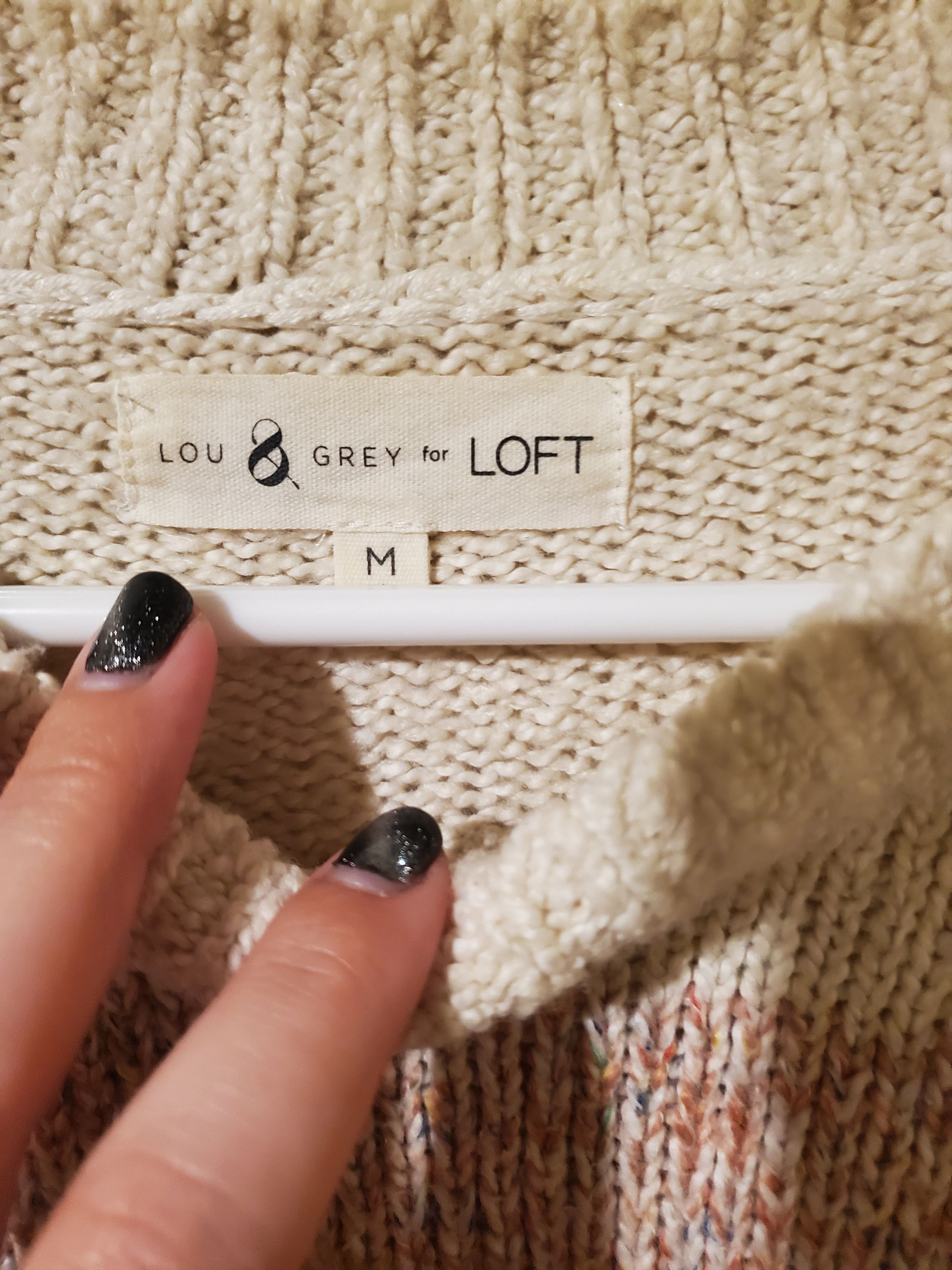 Lou & Grey Lou & Grey for LOFT colorblock sweater (size M) Size M / US 6-8 / IT 42-44 - 4 Thumbnail